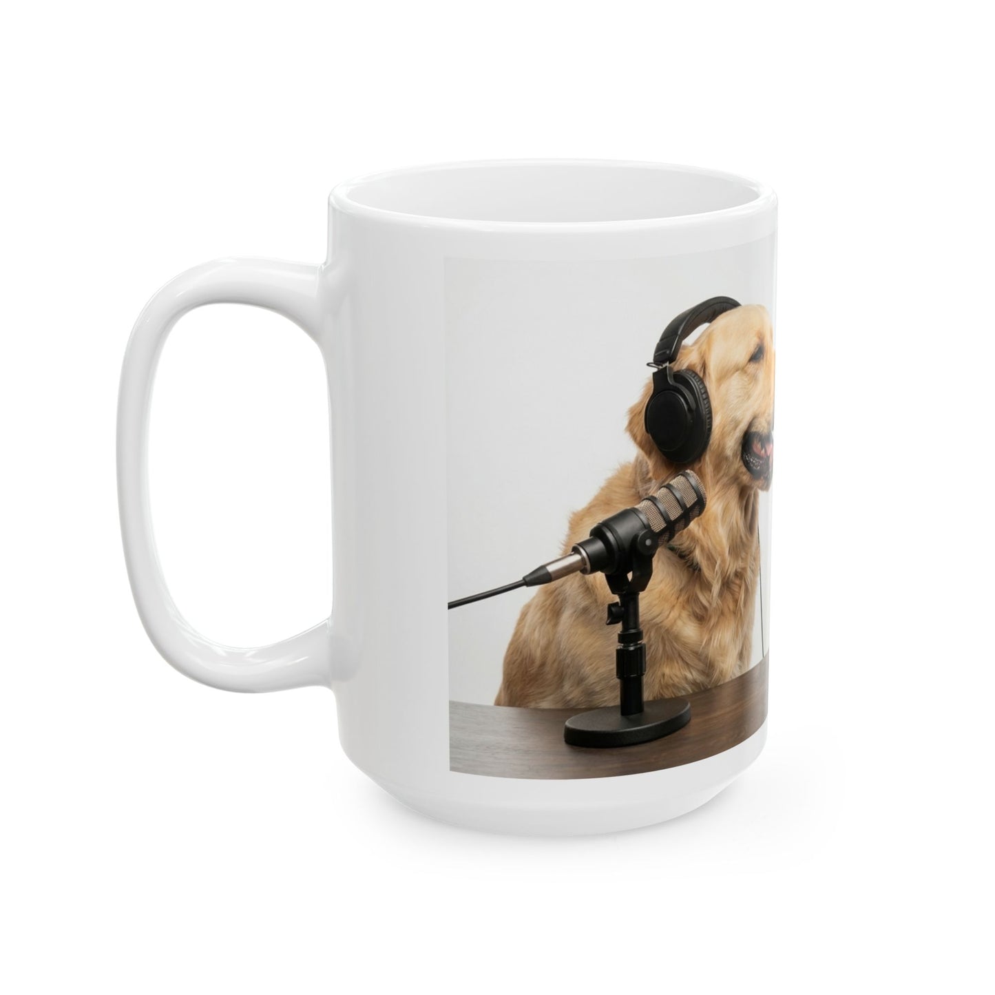 Goldie & Frenchie Chatting Ceramic Mug, (11oz, 15oz)