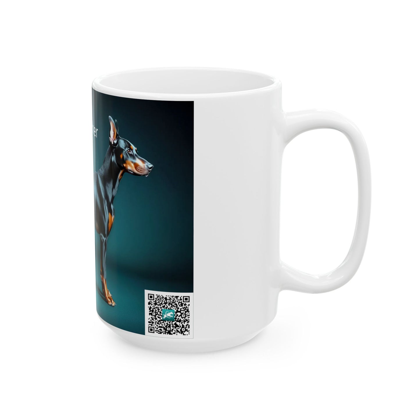 Doberman Pinscher Ceramic Mug – Dog Lover Gift (11oz & 15oz)