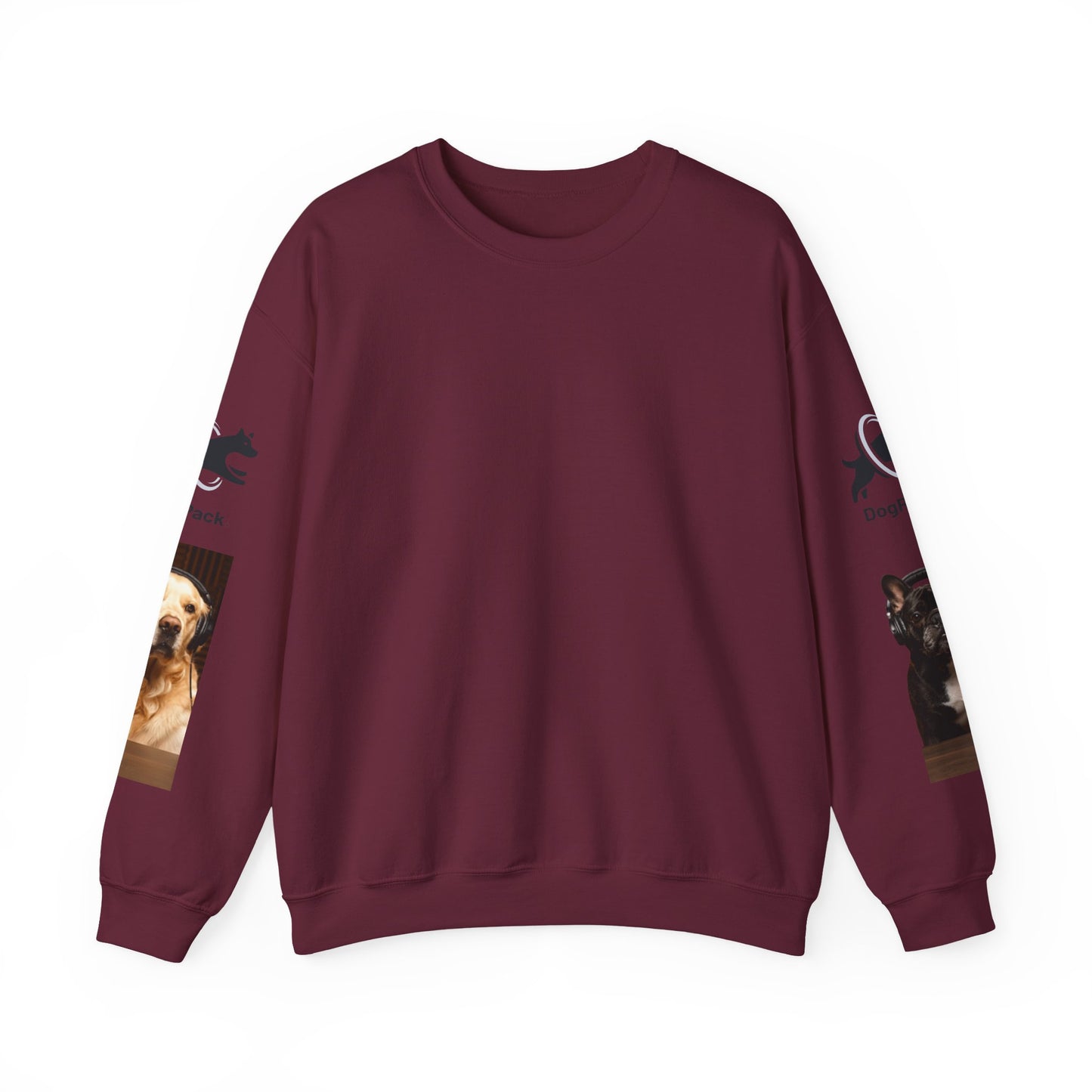 Goldie & Frenchie Have your Back Crewneck and Printed Sleeves