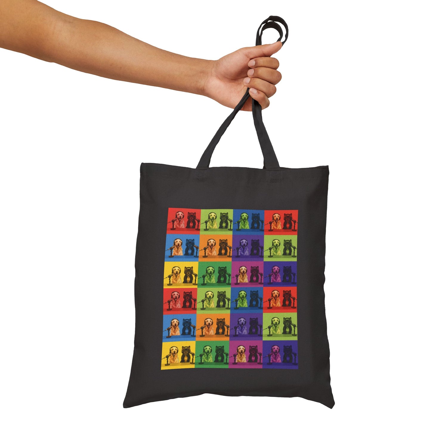 Goldie & Frenchie 'Pop-Art Warhol Inspired' Canvas Tote