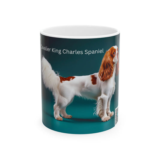 Cavalier King Charles Spaniel Ceramic Mug – Dog Lover Coffee Cup (11oz/15oz)