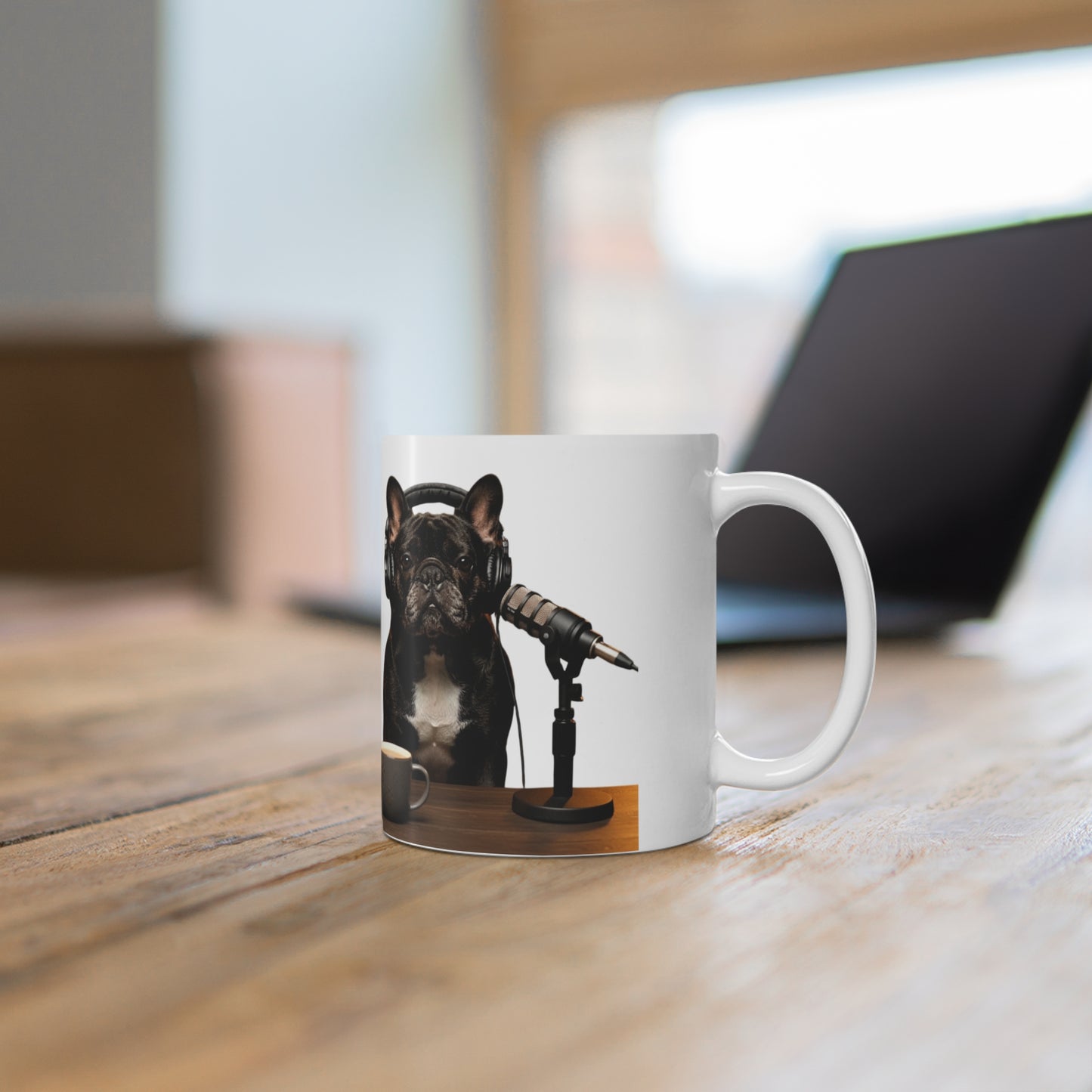 Goldie & Frenchie Dog Podcast Coffee Mug — 11oz Quality Ceramic - Ships from Australia + New Zealand