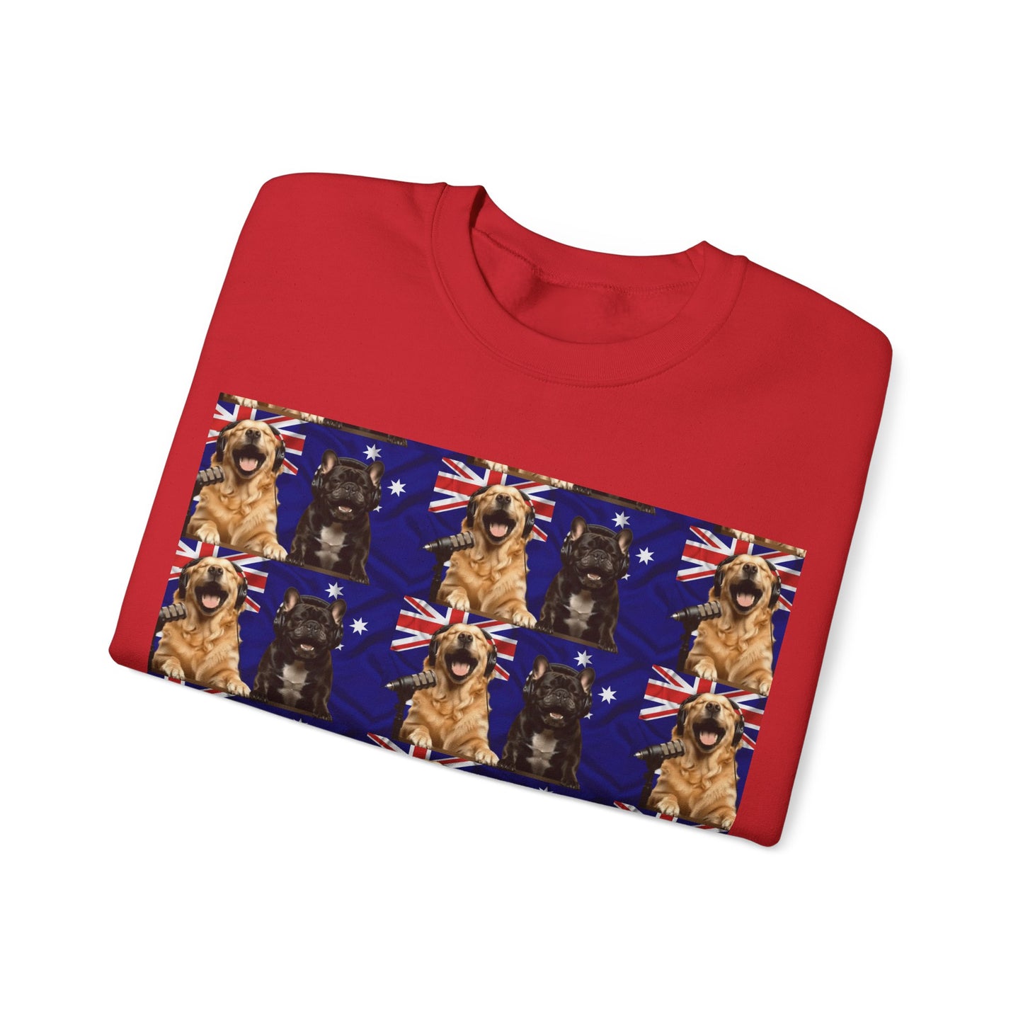 Goldie & Frenchie Australian Pride Crewneck Sweatshirt — Fully Printed Special Edition - Ships from Australia + New Zealand