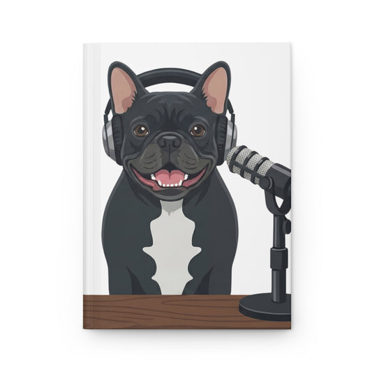 Goldie & Frenchie 'Animated Broadcasters' Perforated Notebook