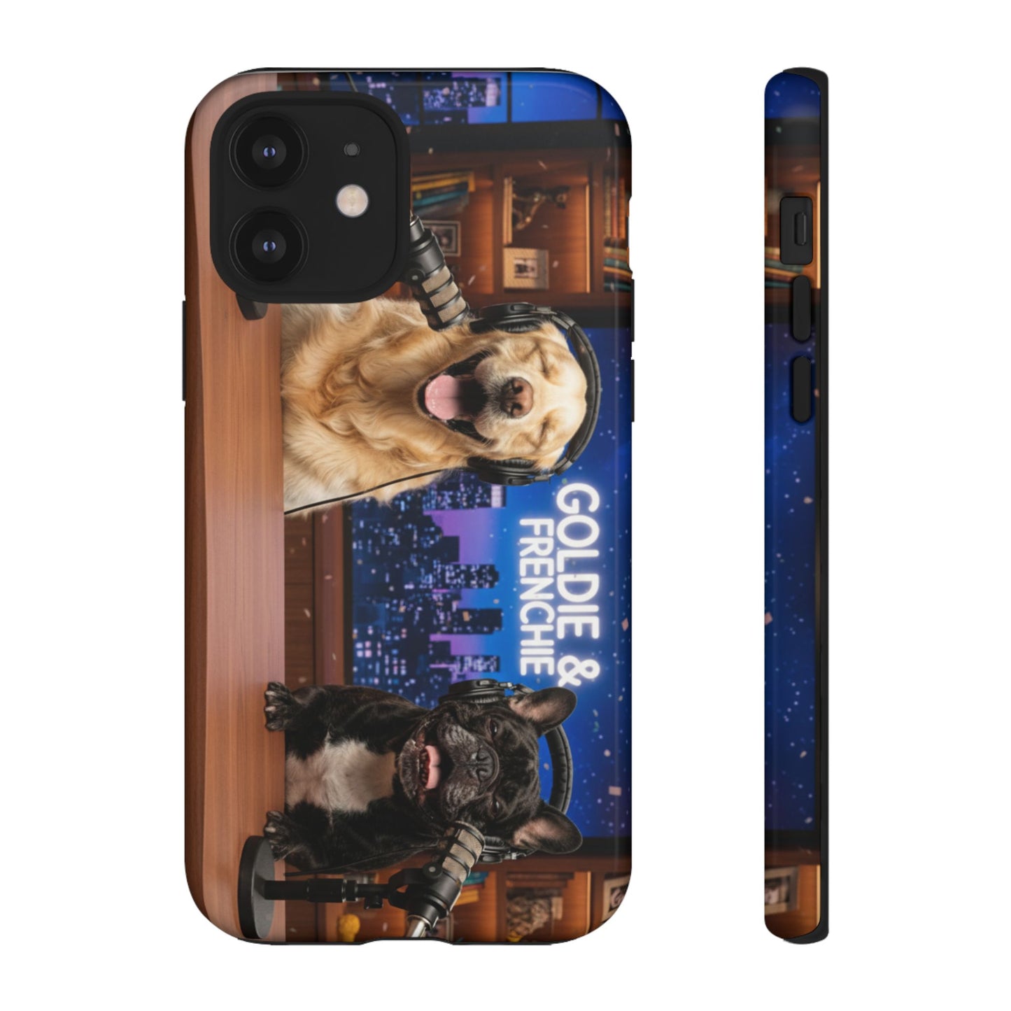 Goldie & Frenchie Talk Show LOL Laughing out iPhone Cases
