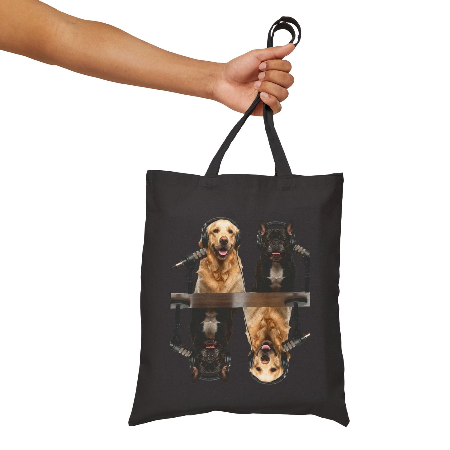 Goldie & Frenchie Reflection Canvas Tote