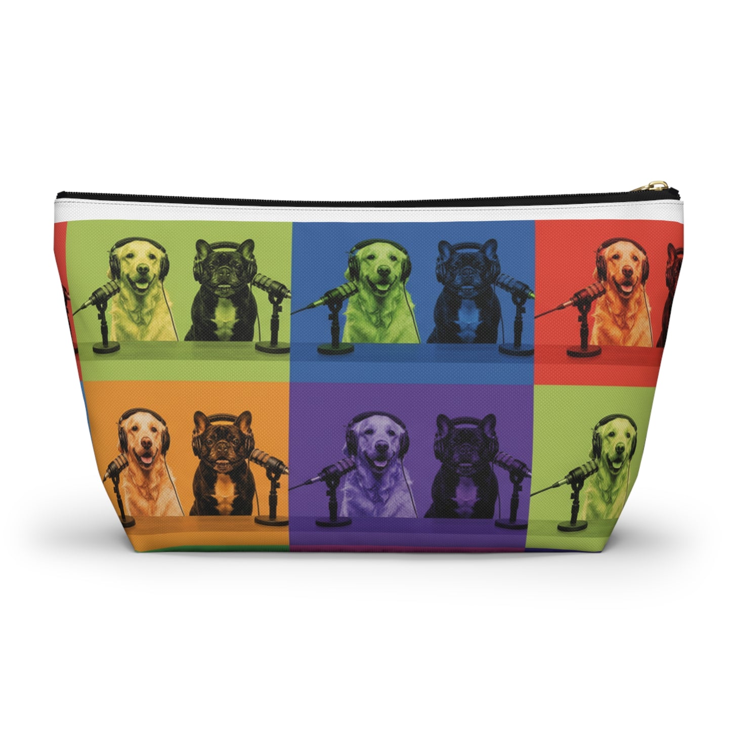 Goldie & Frenchie Warhol Inspired Pop Art Accessory Pouch