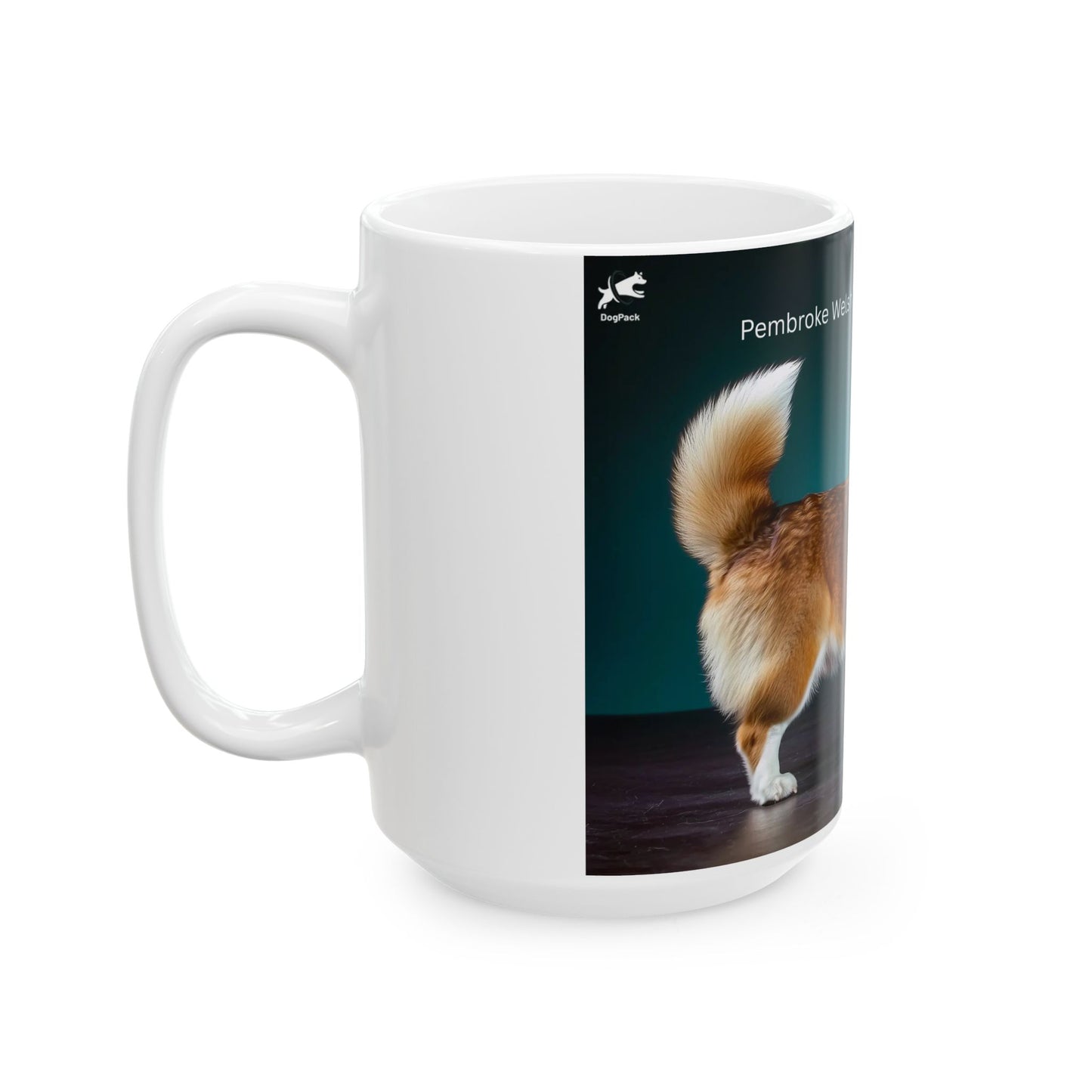 Pembroke Welsh Corgi Ceramic Mug — Pembroke Welsh Corgi Dog Breed Coffee Cup (11oz & 15oz)