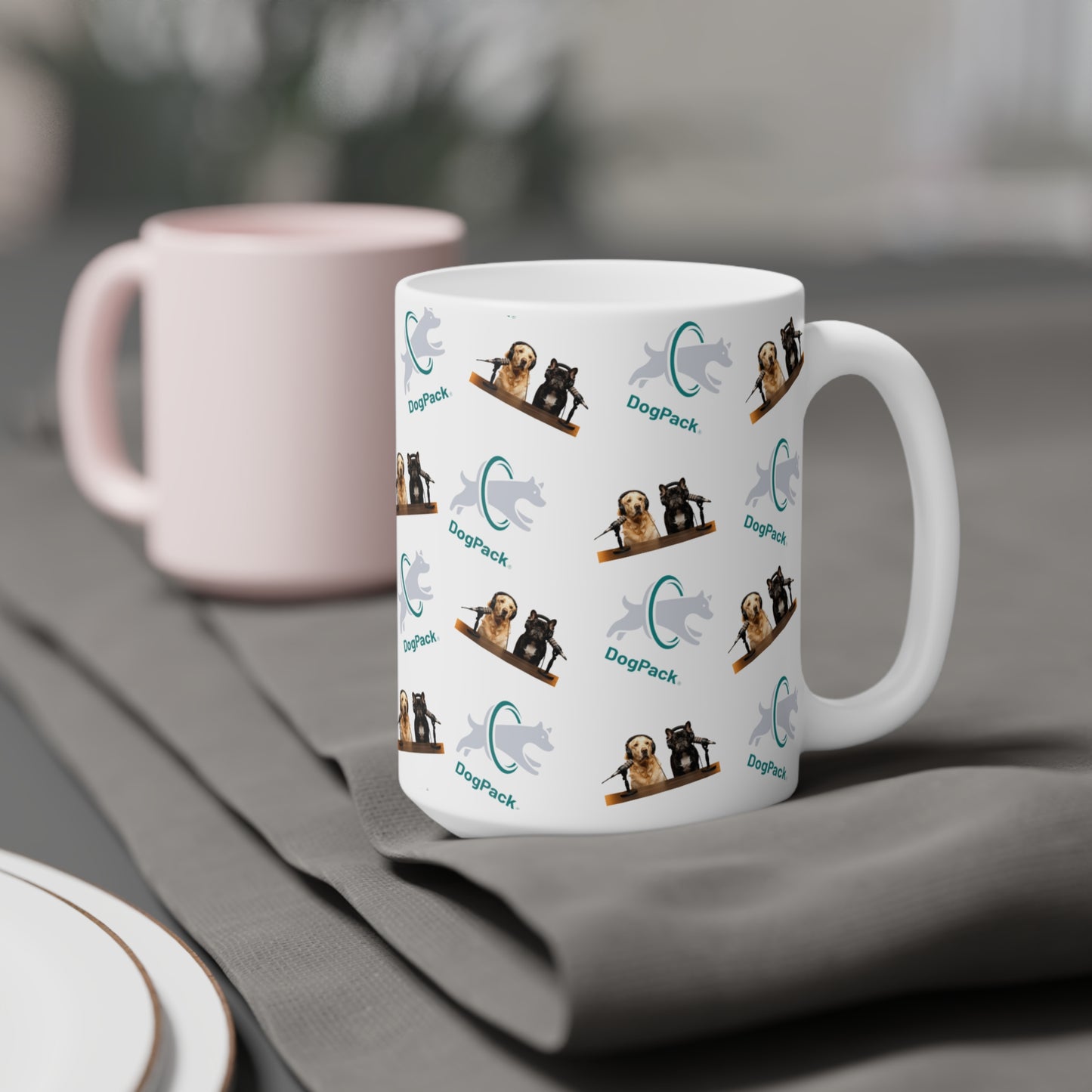 Goldie & Frenchie x DogPack Coffee Mug (11oz/15oz/20oz) - Made and Ships from Canada