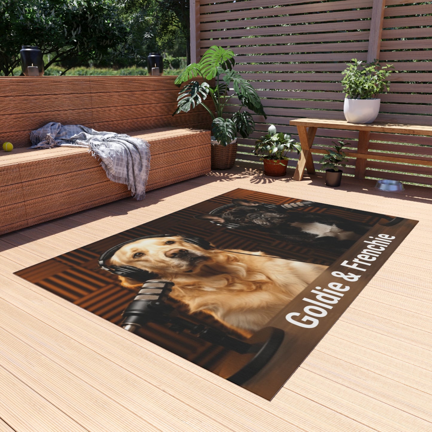 Goldie & Frenchie Classic Outdoor Rug