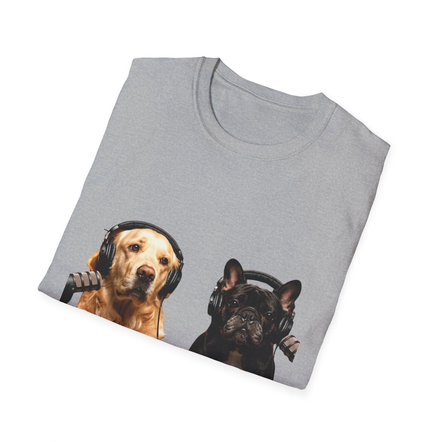 Goldie & Frenchie back & front Softstyle T-shirt
