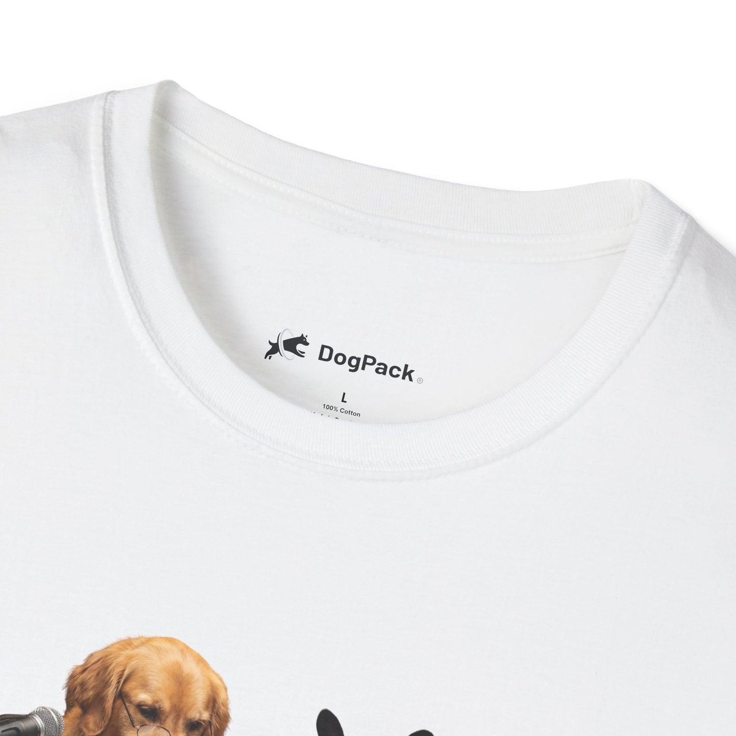 Goldie & Frenchie 'Reading over the Script' Graphic Softstyle T-Shirt - Unisex