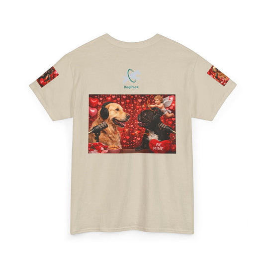 Goldie & Frenchie 'Struck by Cupid' Graphic Tee – Laughing Dogs - Special Valentines Edition