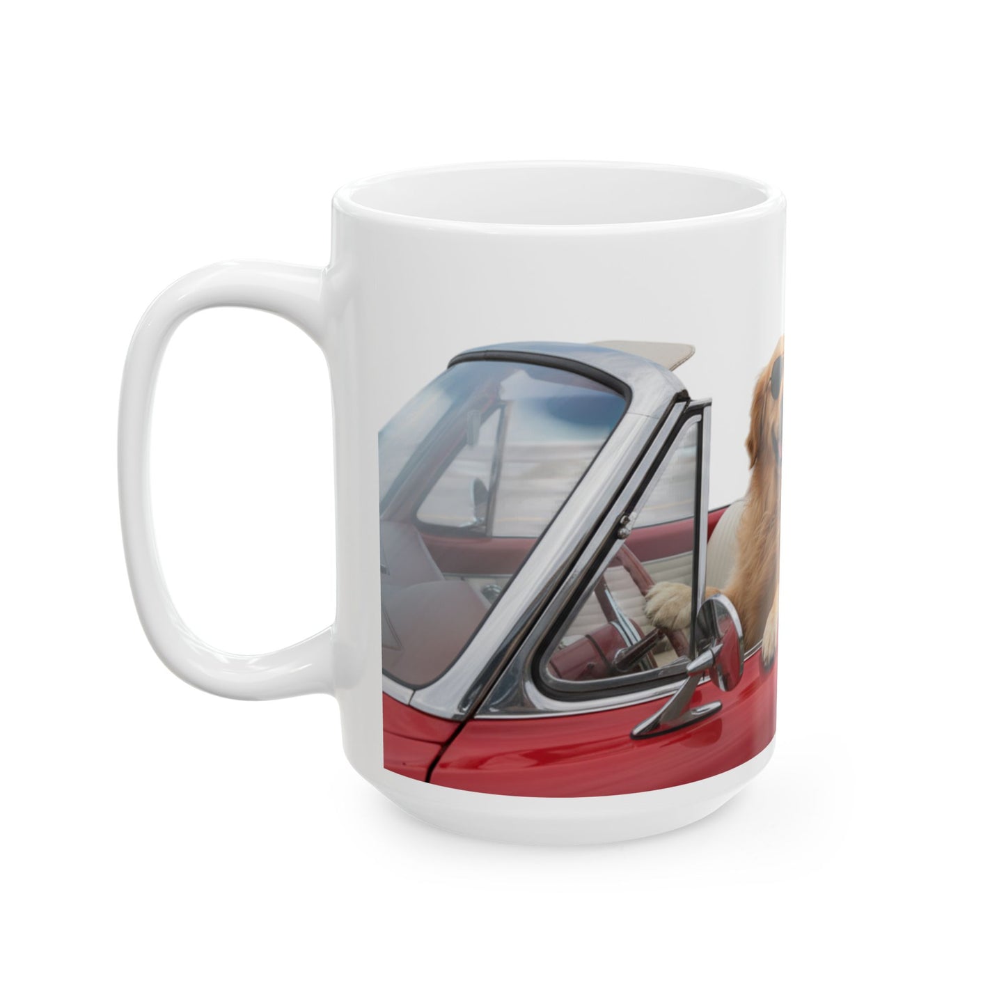 Goldie & Frenchie 'Roadtrippin' - Ceramic Coffee Mug (11oz, 15oz)