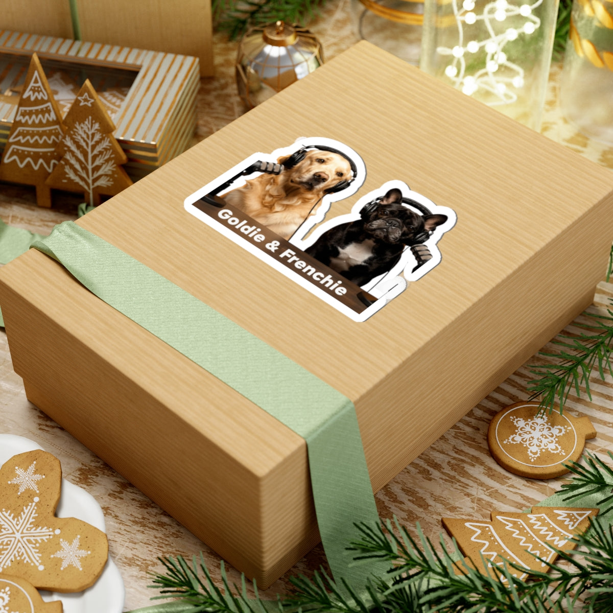 Goldie & Frenchie Classic On-Air Sticker