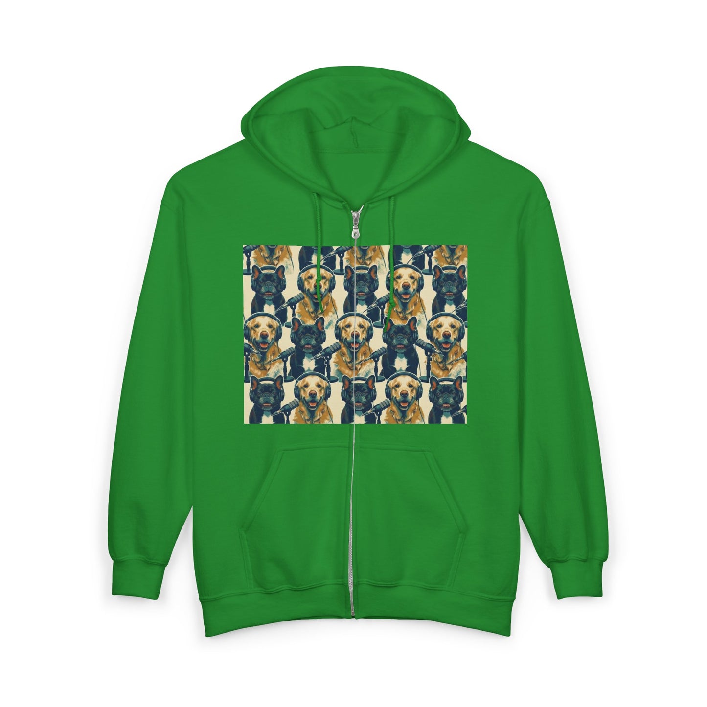 Goldie & Frenchie Podcast Full-Zip Hoodie - Front and Back - Ships from Australia + New Zealand