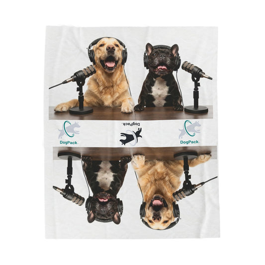 Goldie & Frenchie Velveteen MicroPlush Blanket
