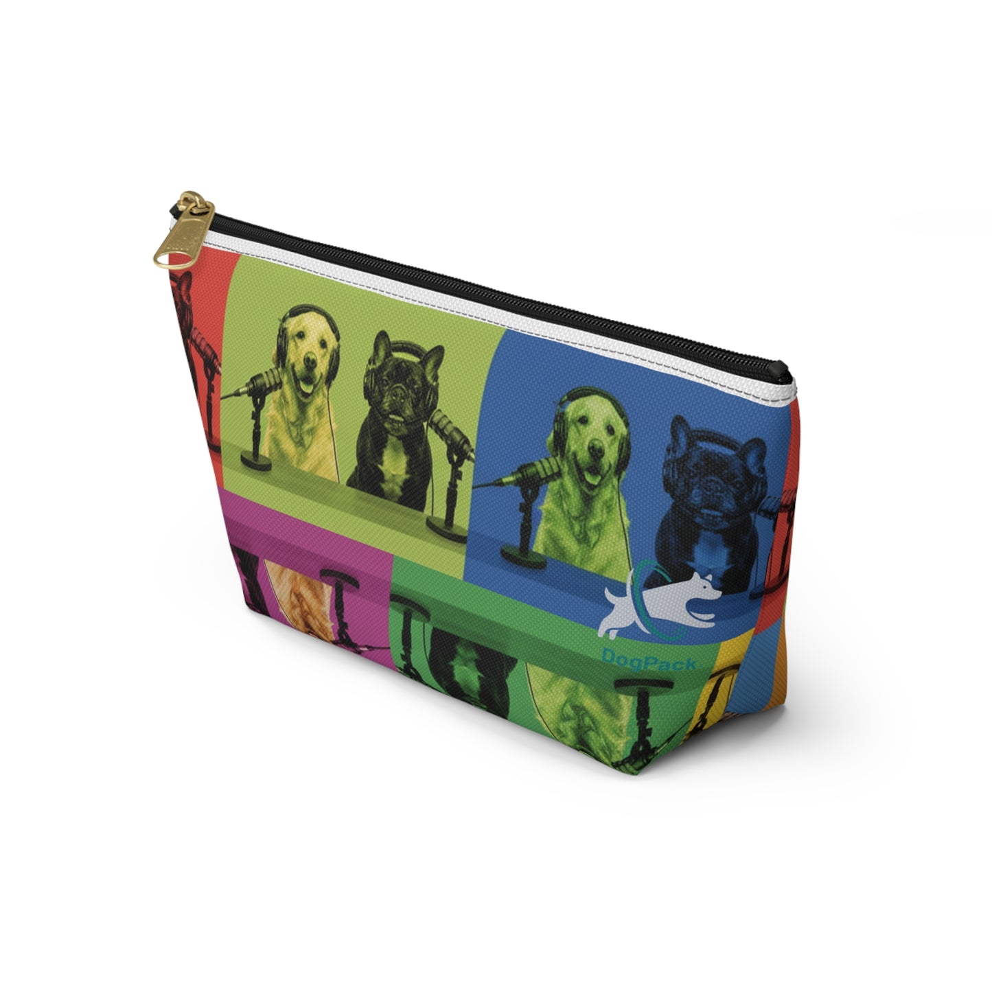 Goldie & Frenchie Warhol Inspired Pop Art Accessory Pouch