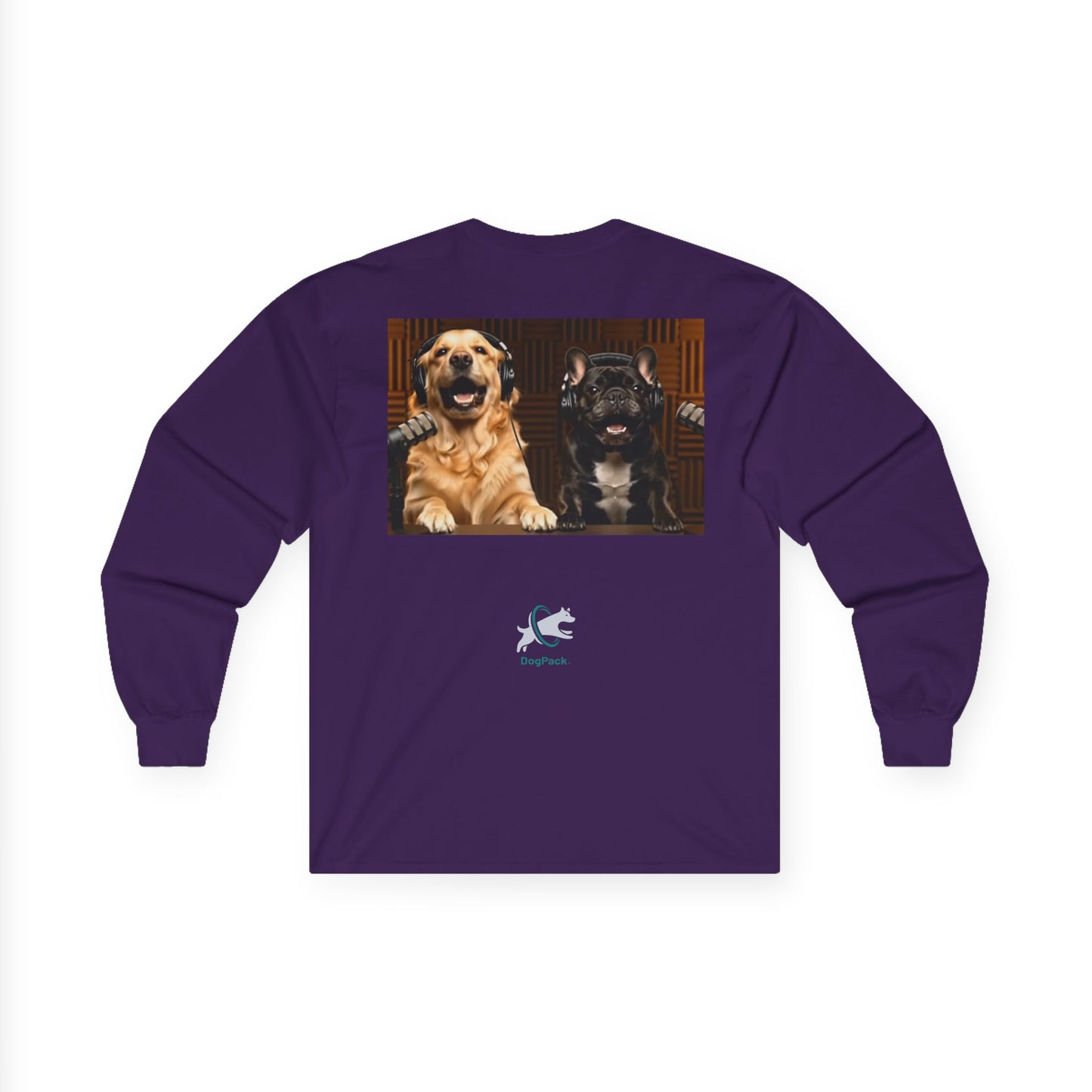 Goldie & Frenchie Long Sleeve Tee - Front and Back