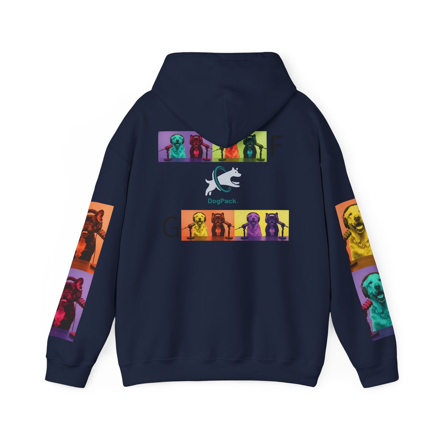 Goldie & Frenchie Cruisin' Hoodie — G&F "Windows down, music up" - Warhol inspired