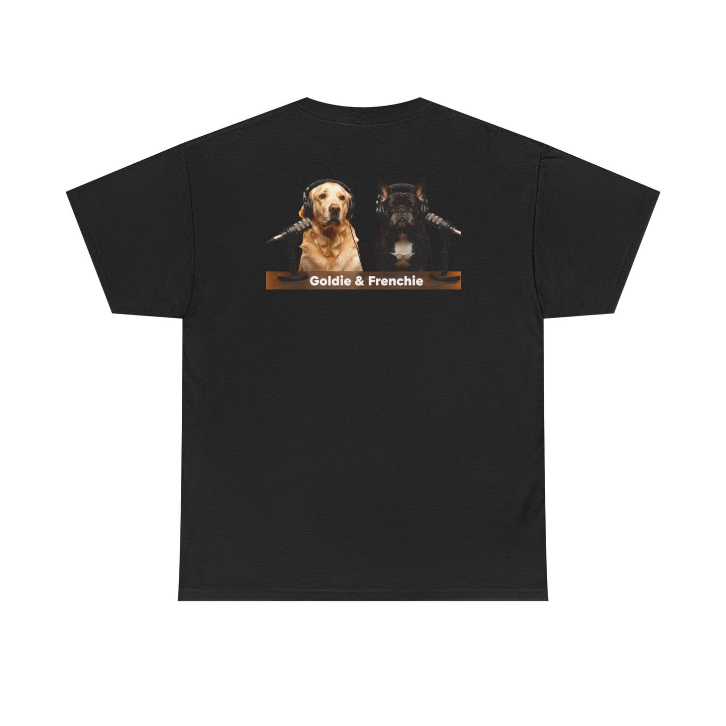 Goldie & Frenchie Staying Warm Front & Back Canada T‑Shirt - Ships from Canada