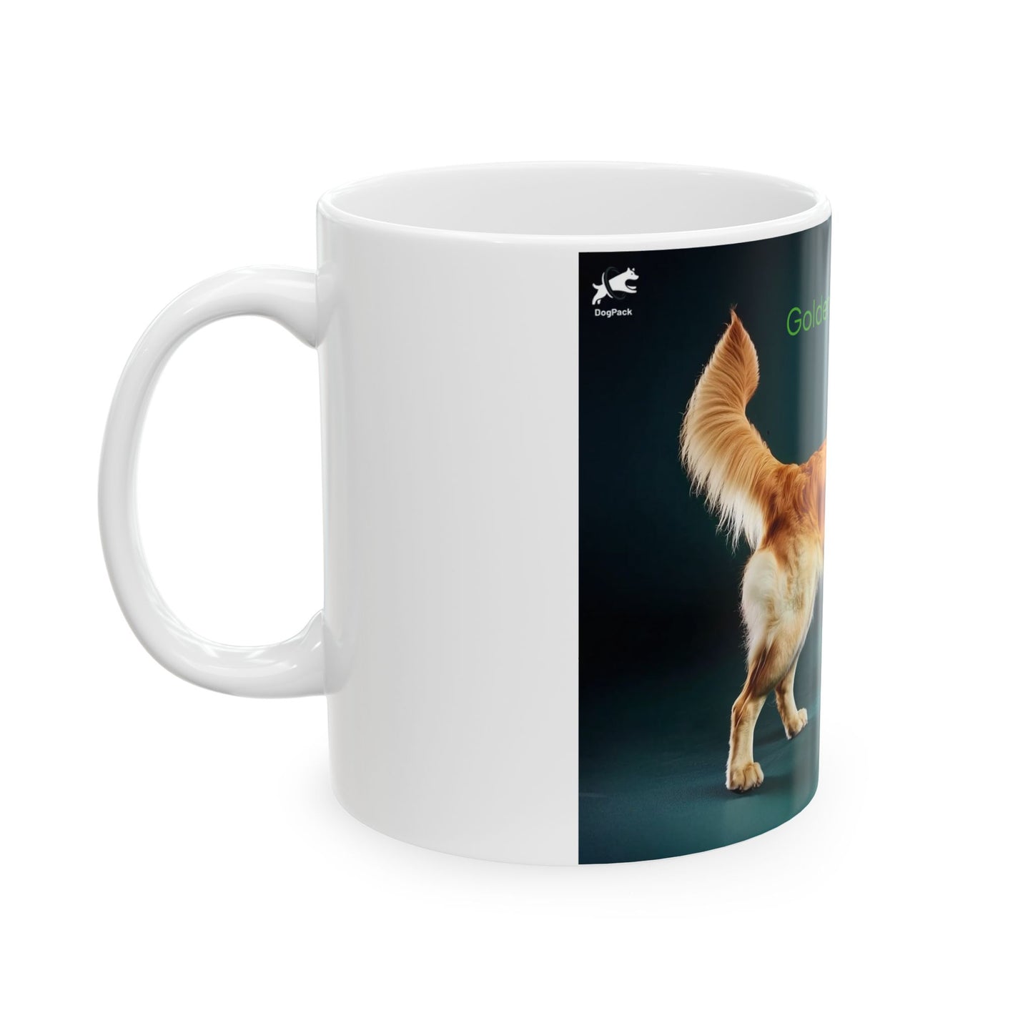 Golden Retriever Ceramic Mug – Golden Retriever Dog Breed Coffee Cup (11oz, 15oz)