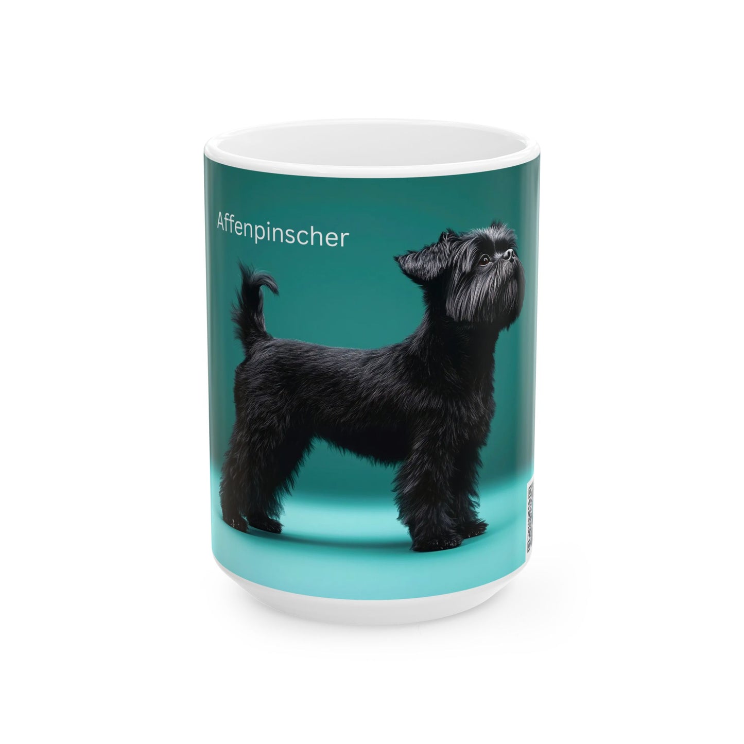 Affenpinscher Ceramic Mug — Cute Black Dog Coffee Cup (11oz & 15oz)