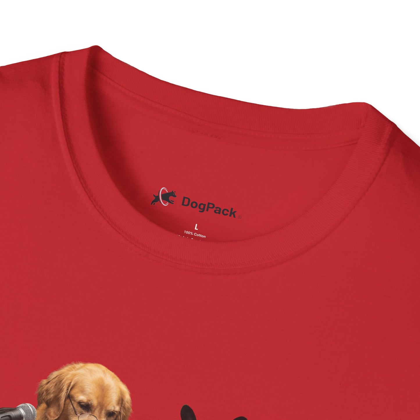 Goldie & Frenchie 'Reading over the Script' Graphic Softstyle T-Shirt - Unisex