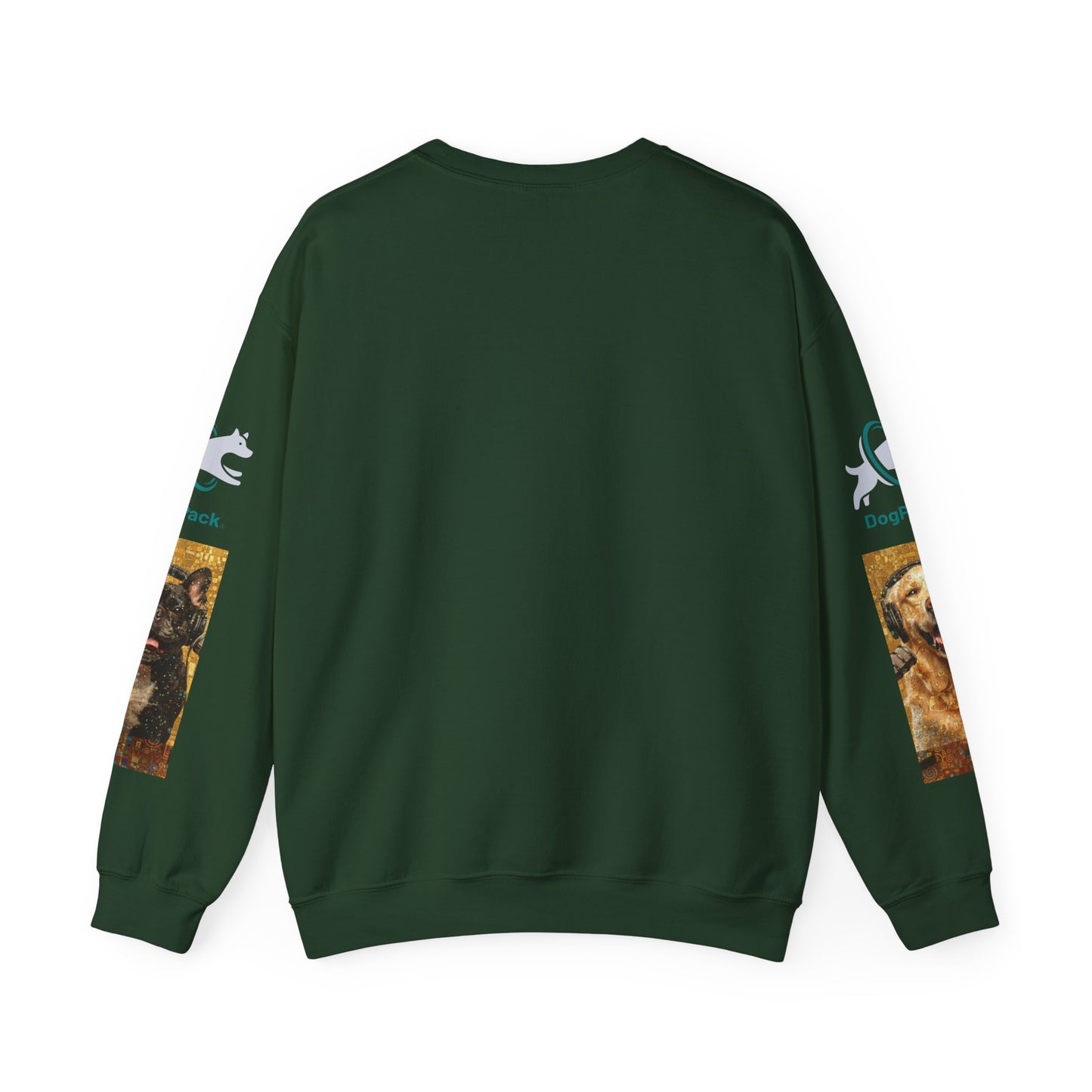 Goldie & Frenchie Chatting Crewneck with Klimt style G&F sleeves