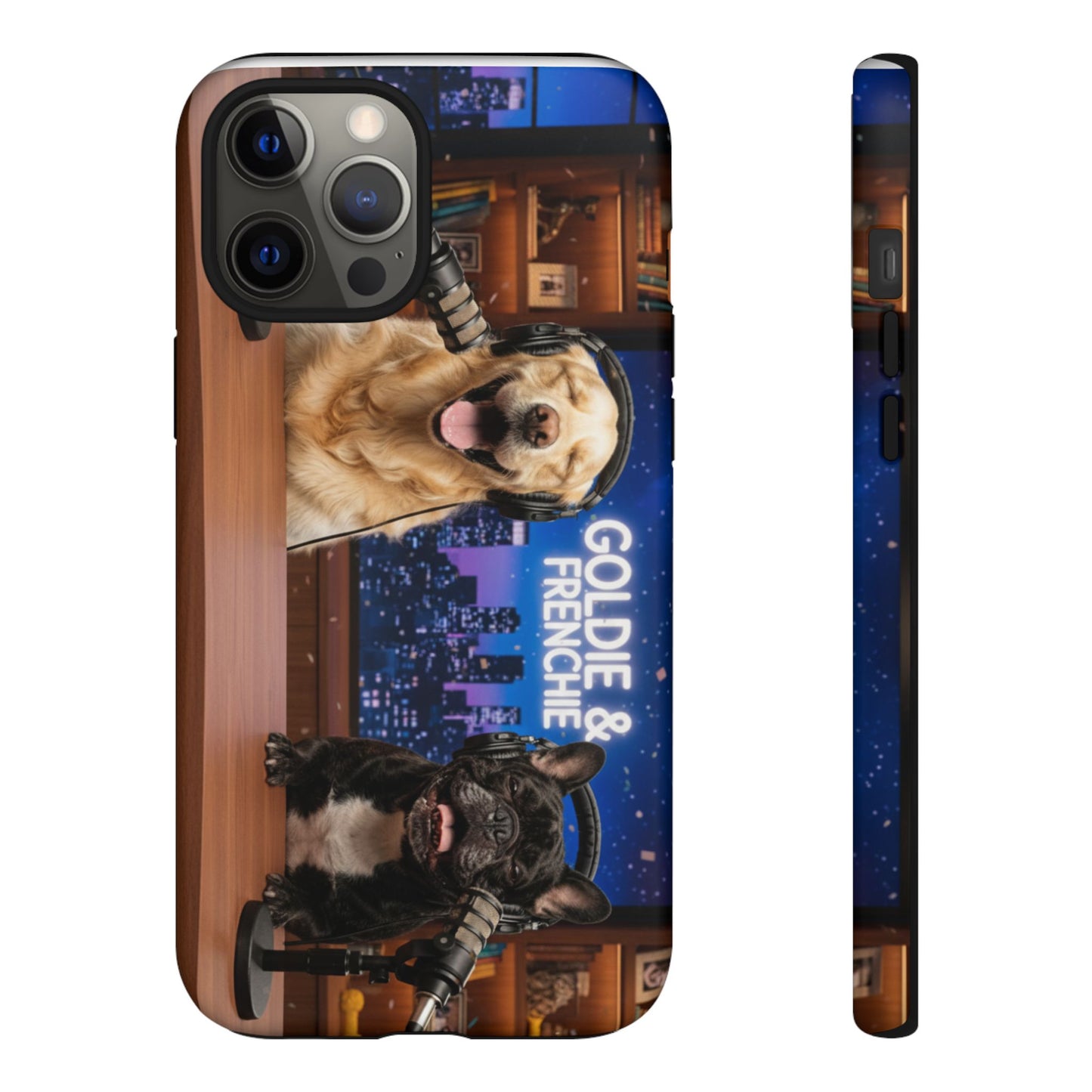 Goldie & Frenchie Talk Show LOL Laughing out iPhone Cases