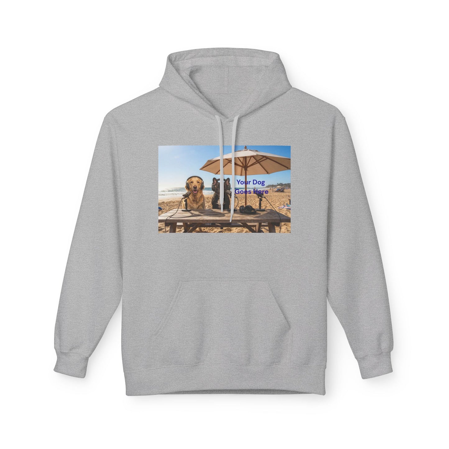 Custom Goldie & Frenchie with Your Dog! Soft Style Podcast Hoodie