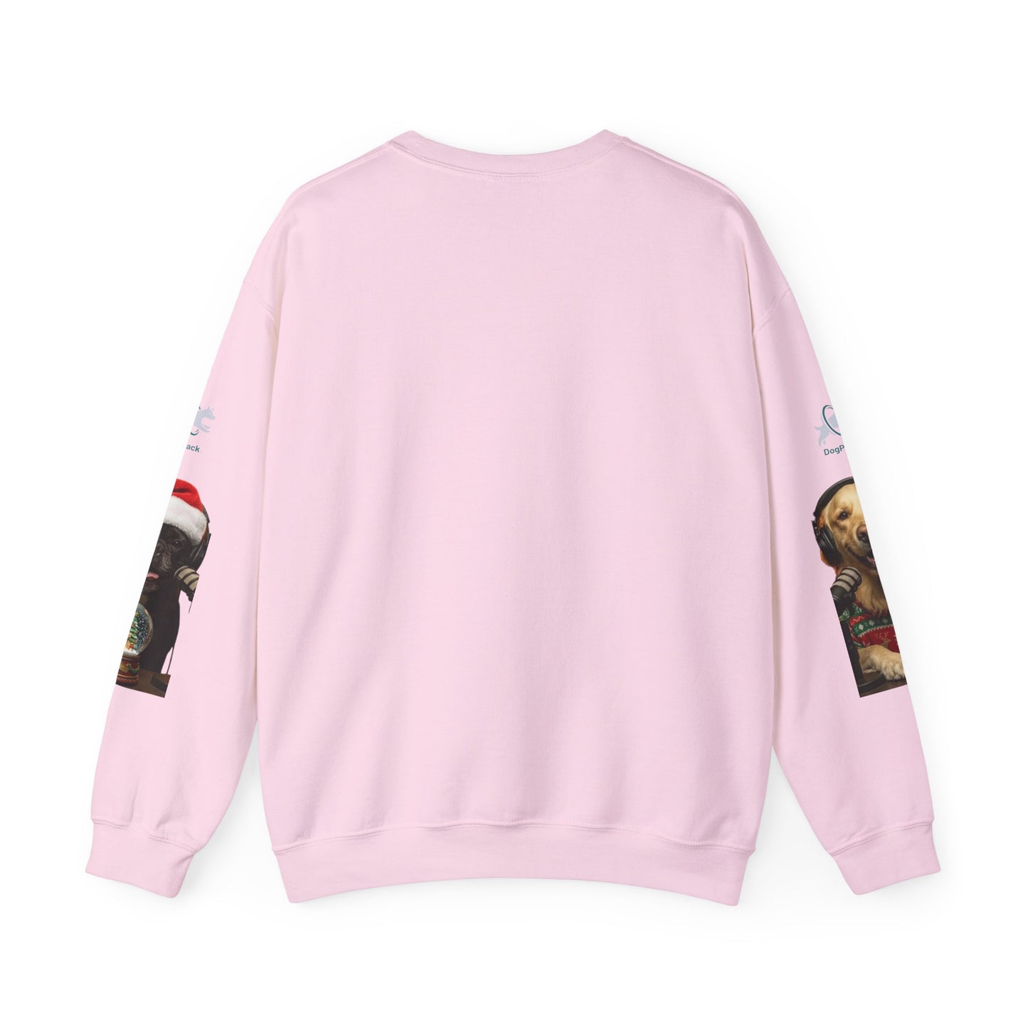Goldie & Frenchie Christmas Crewneck with G&F sleeves