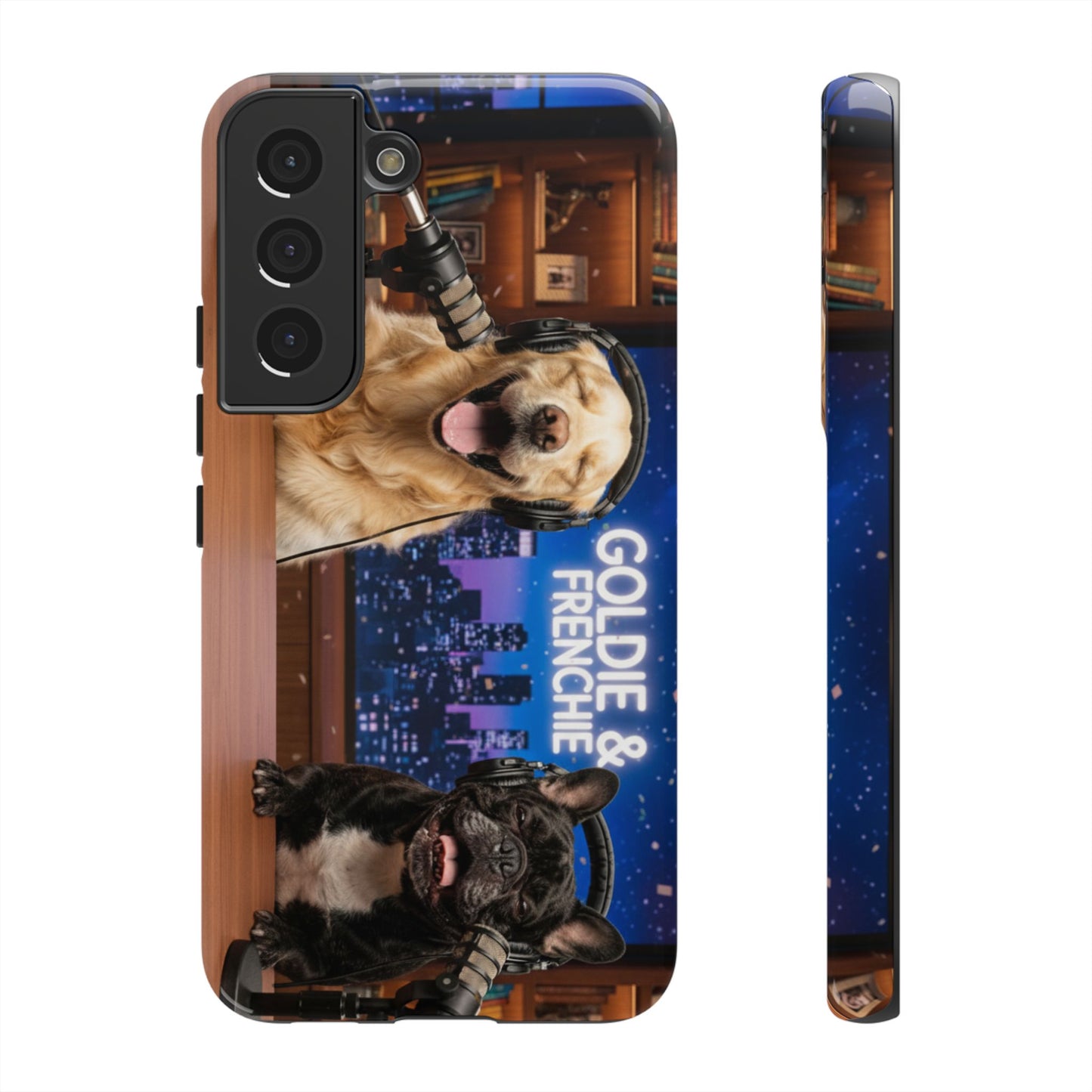 Goldie & Frenchie Talk Show LOL Laughing out Loud Samsung Google Android Cases