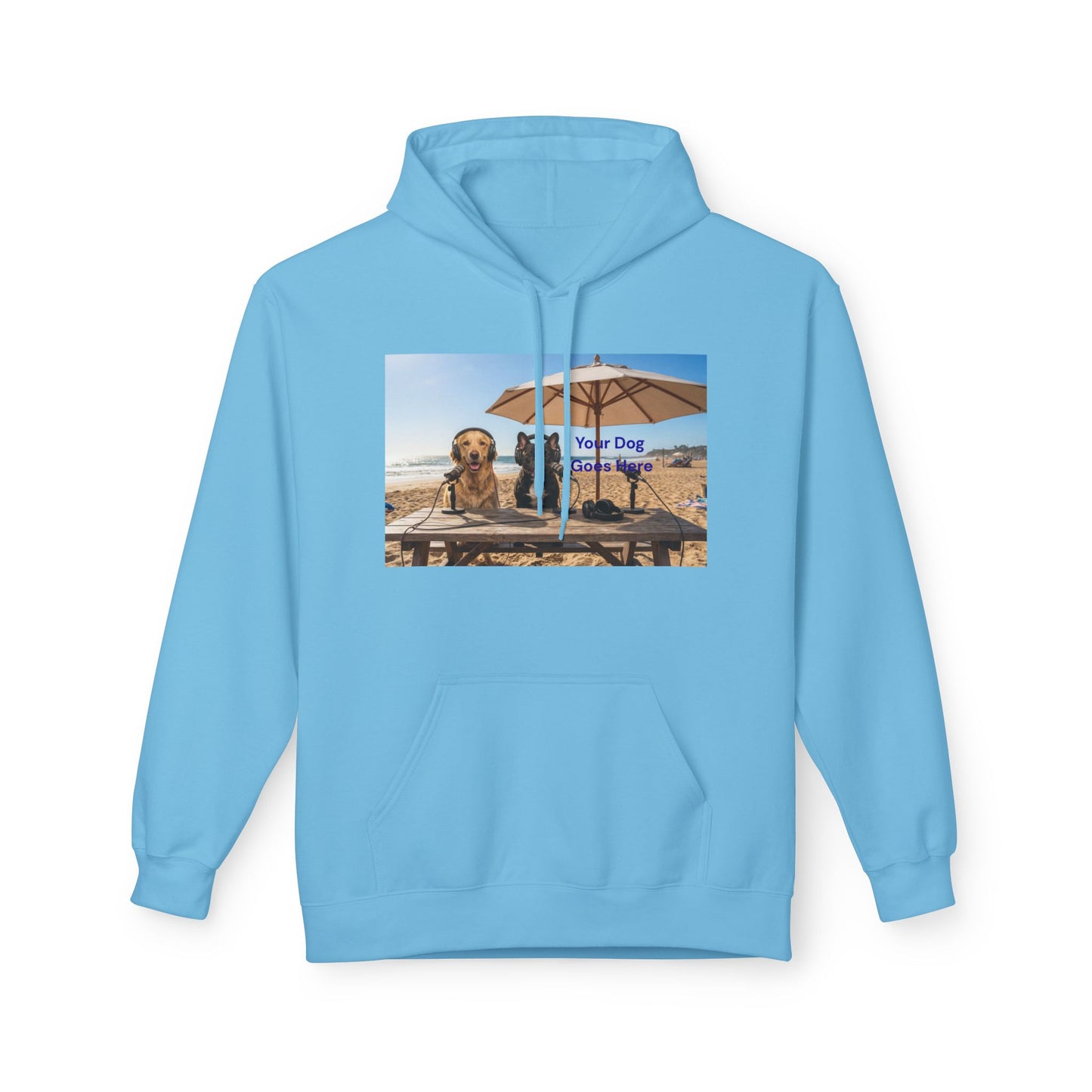 Custom Goldie & Frenchie with Your Dog! Soft Style Podcast Hoodie