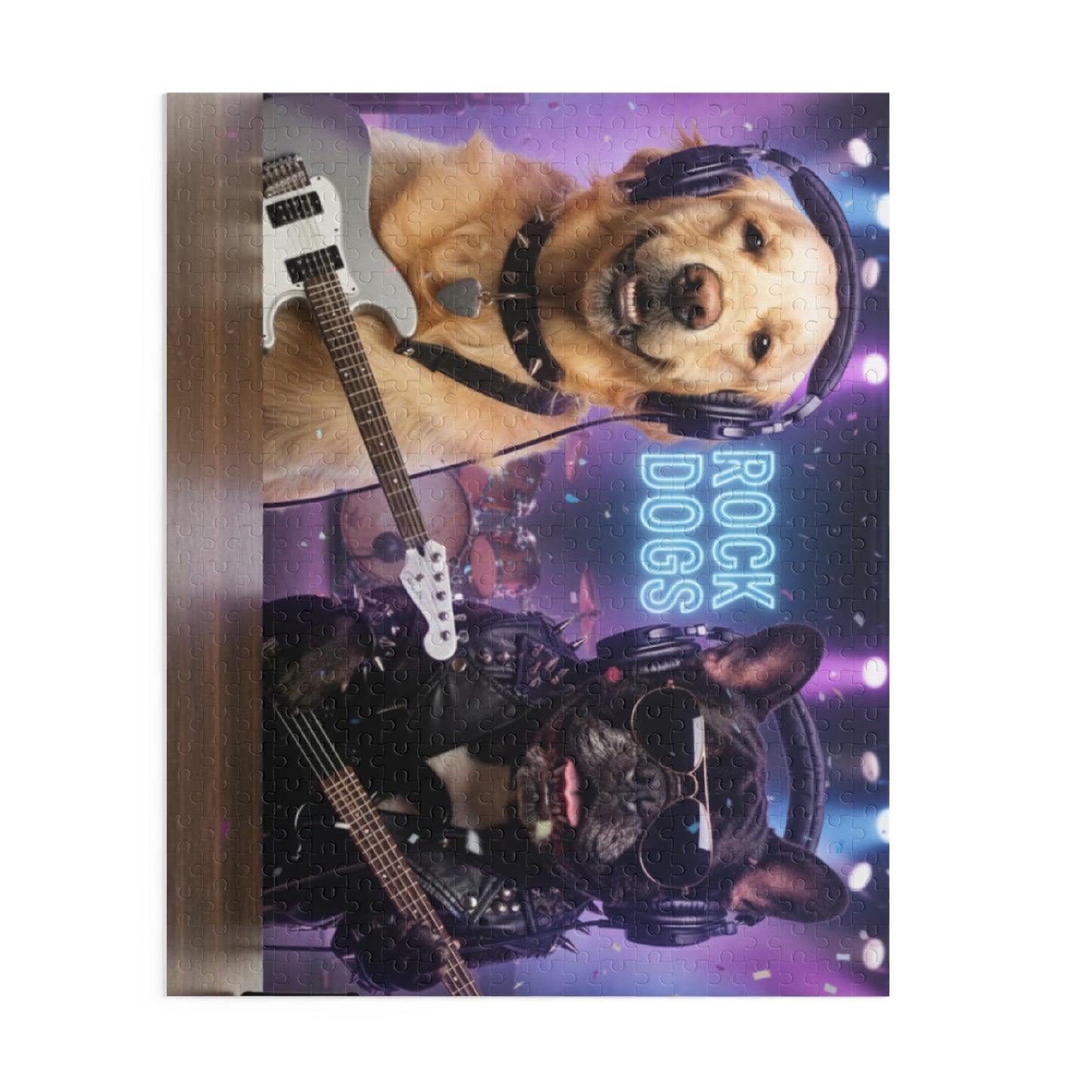 Goldie & Frenchie 'Rock Dogs' Puzzle - 120/252/500 - Piece Jigsaw Puzzle