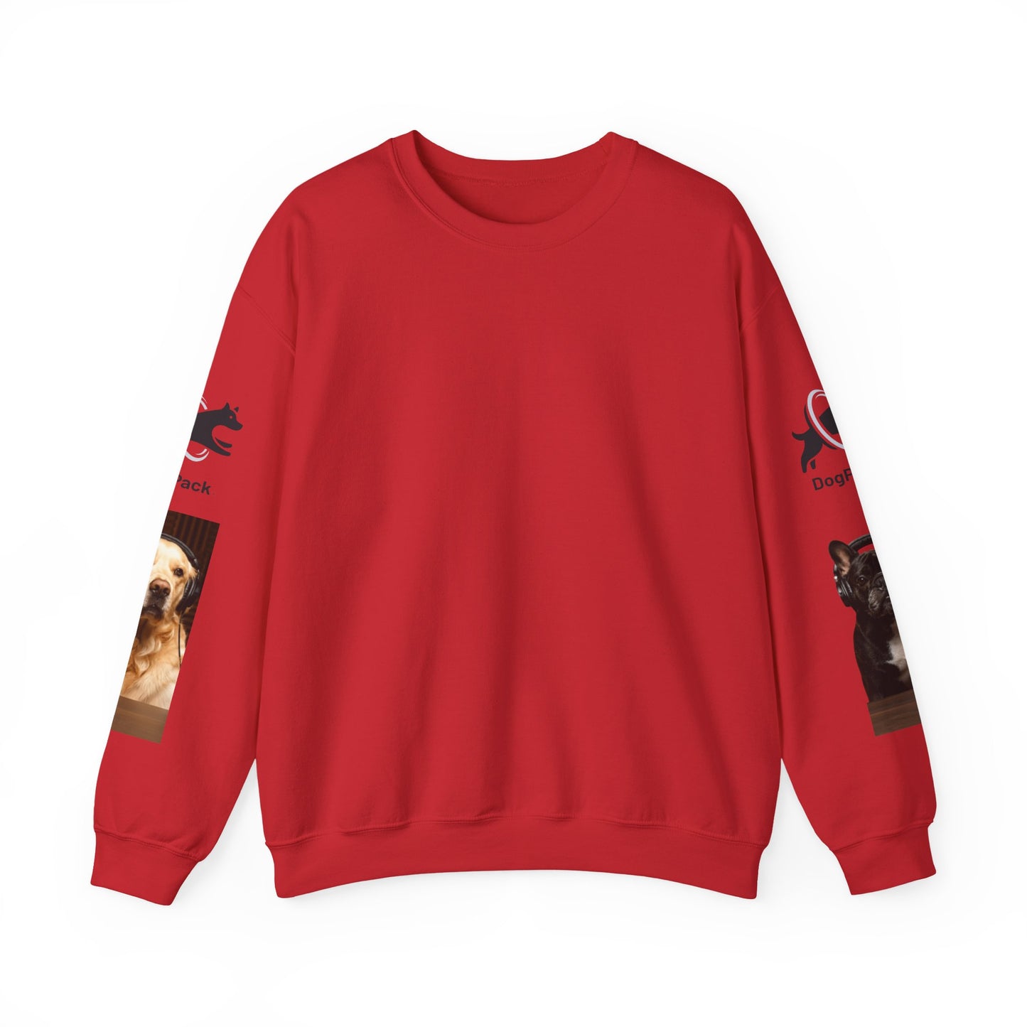 Goldie & Frenchie Have your Back Crewneck and Printed Sleeves