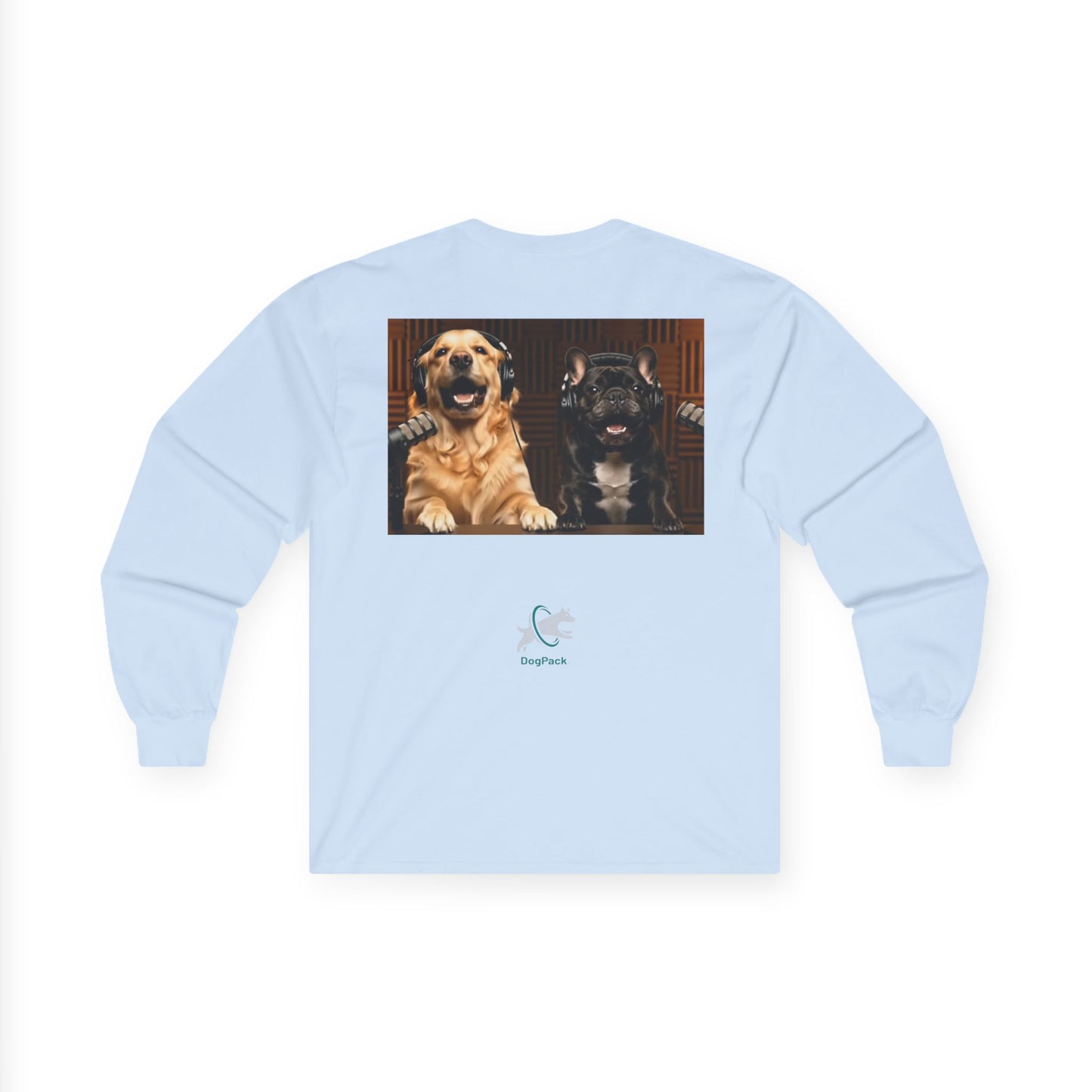 Goldie & Frenchie Long Sleeve Tee - Front and Back
