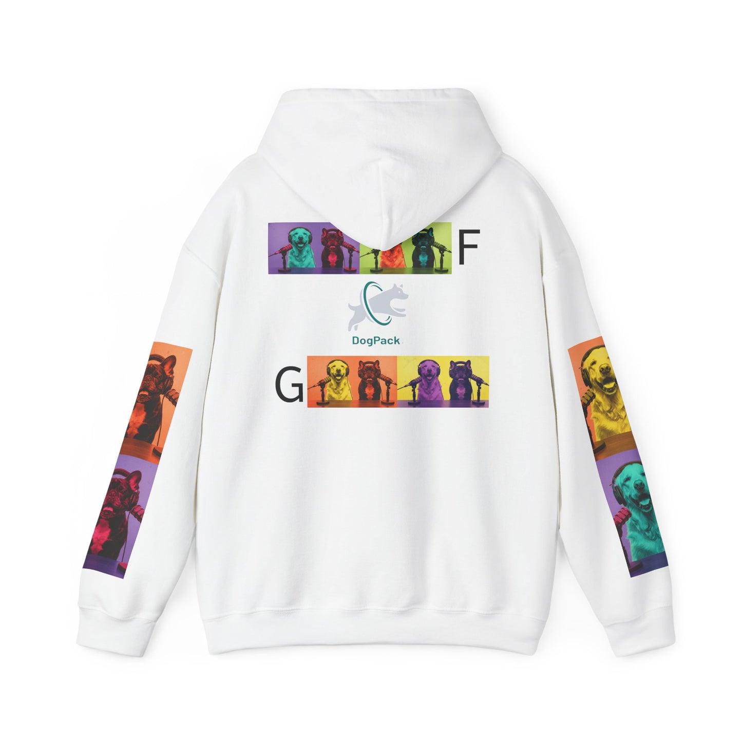 Goldie & Frenchie Cruisin' Hoodie — G&F "Windows down, music up" - Warhol inspired