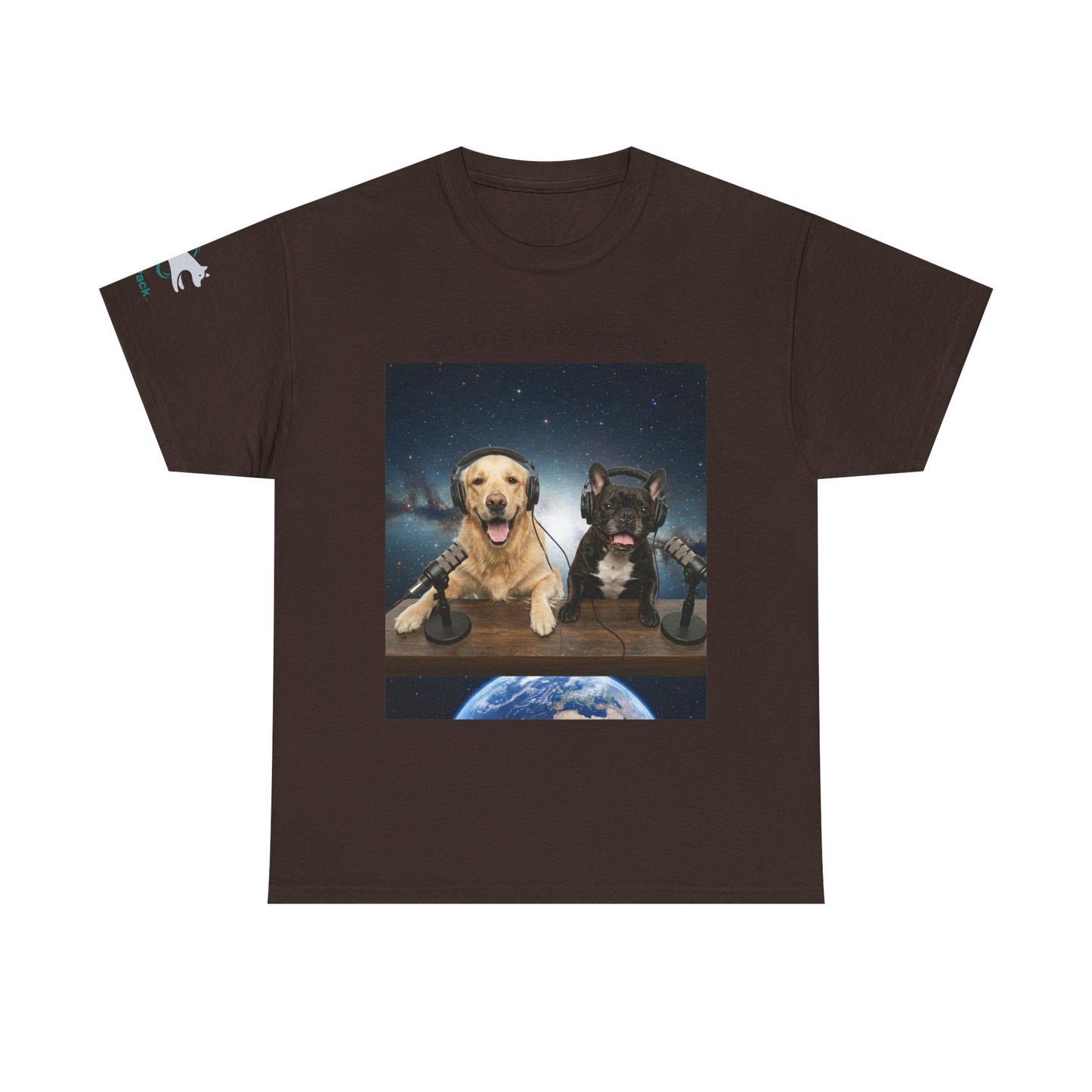 Goldie & Frenchie Broadcasting from Space T-Shirt