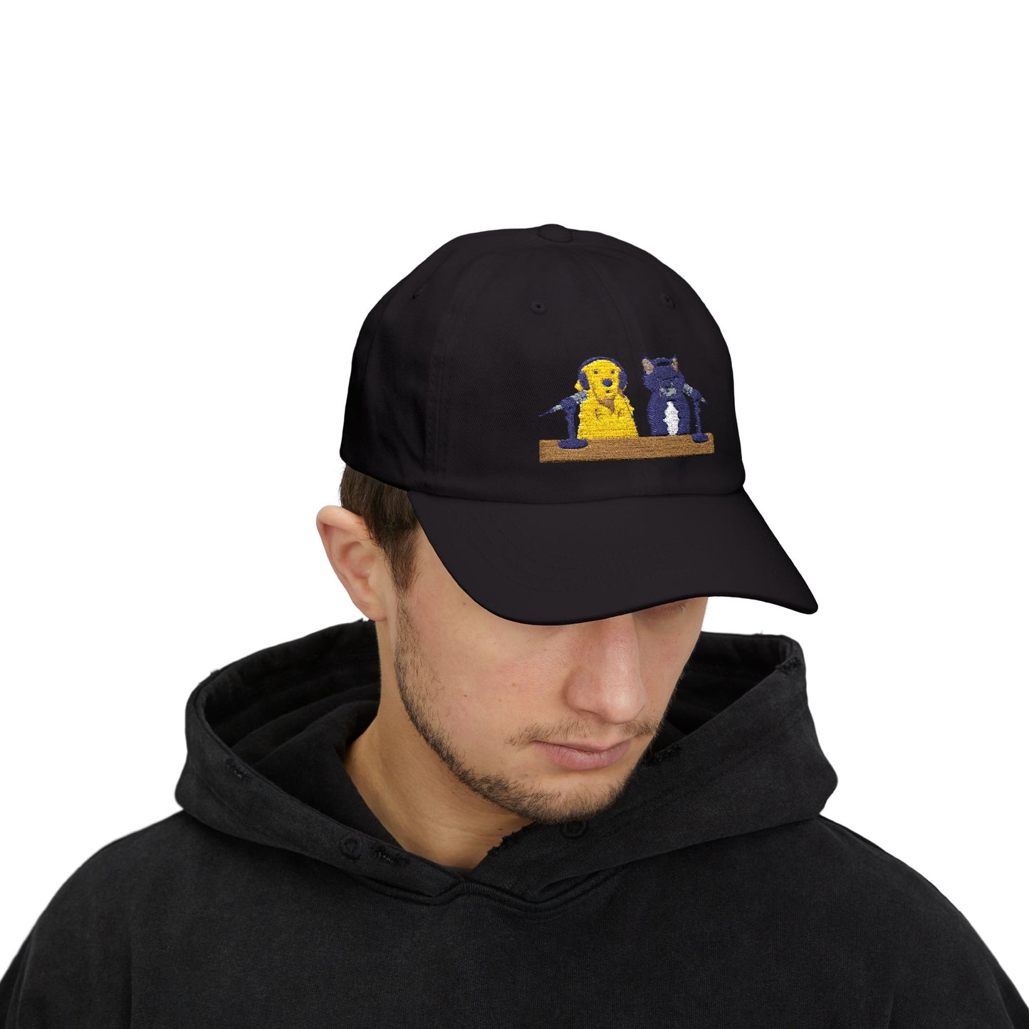 Goldie & Frenchie Embroidered Podcast Hat