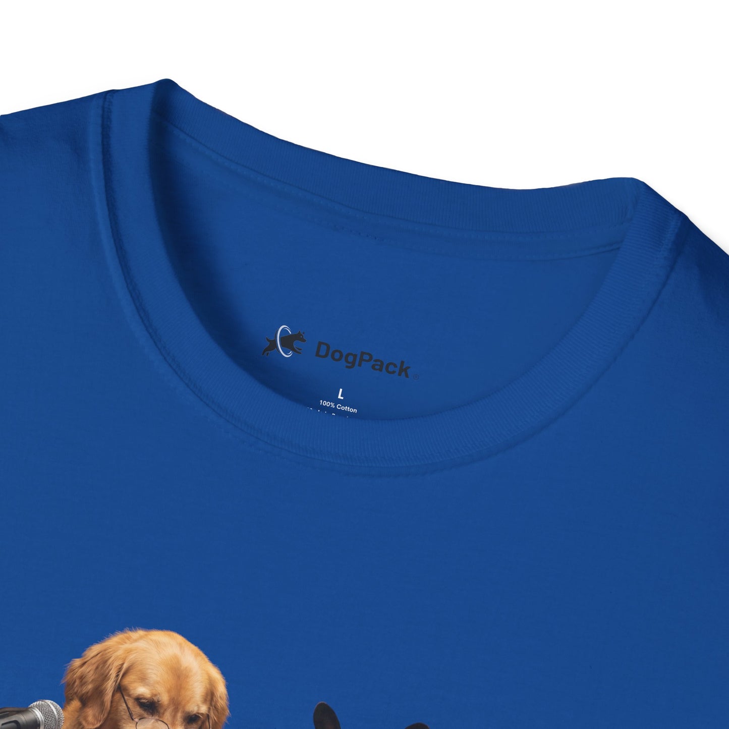 Goldie & Frenchie 'Reading over the Script' Graphic Softstyle T-Shirt - Unisex