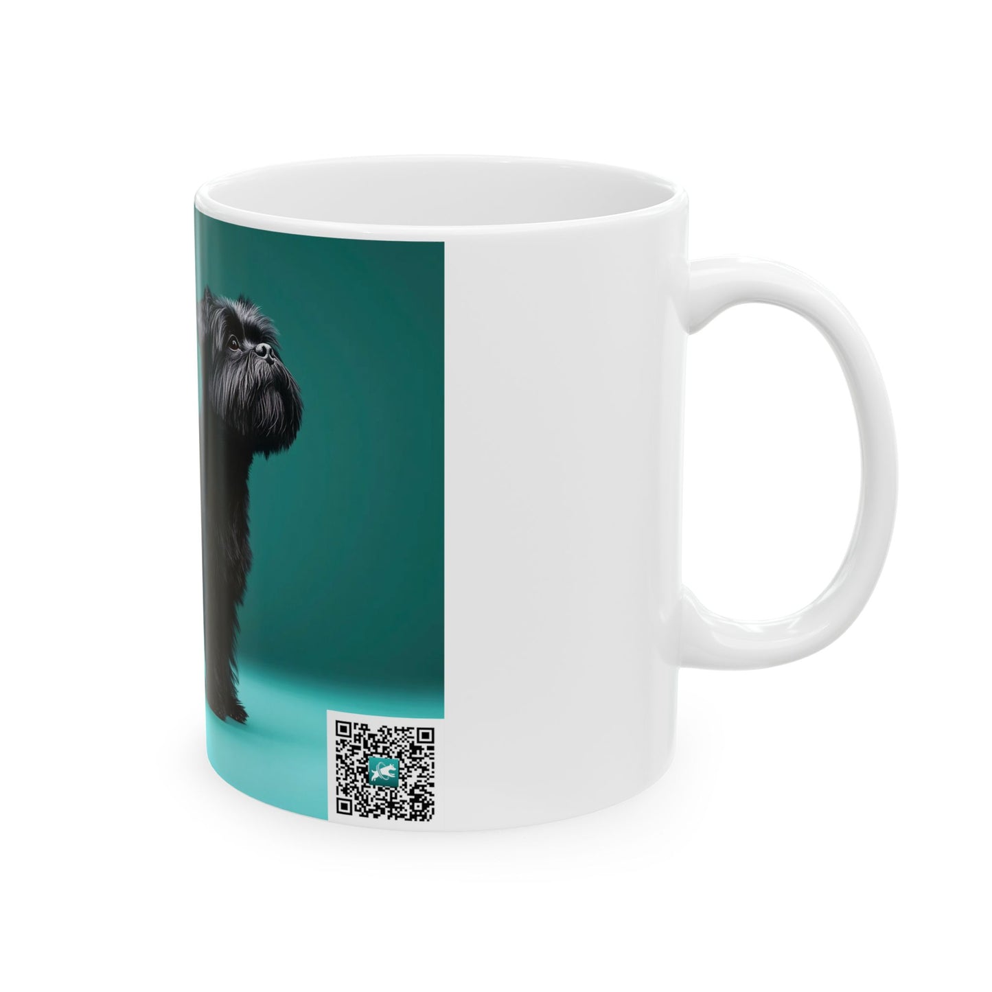 Affenpinscher Ceramic Mug — Cute Black Dog Coffee Cup (11oz & 15oz)