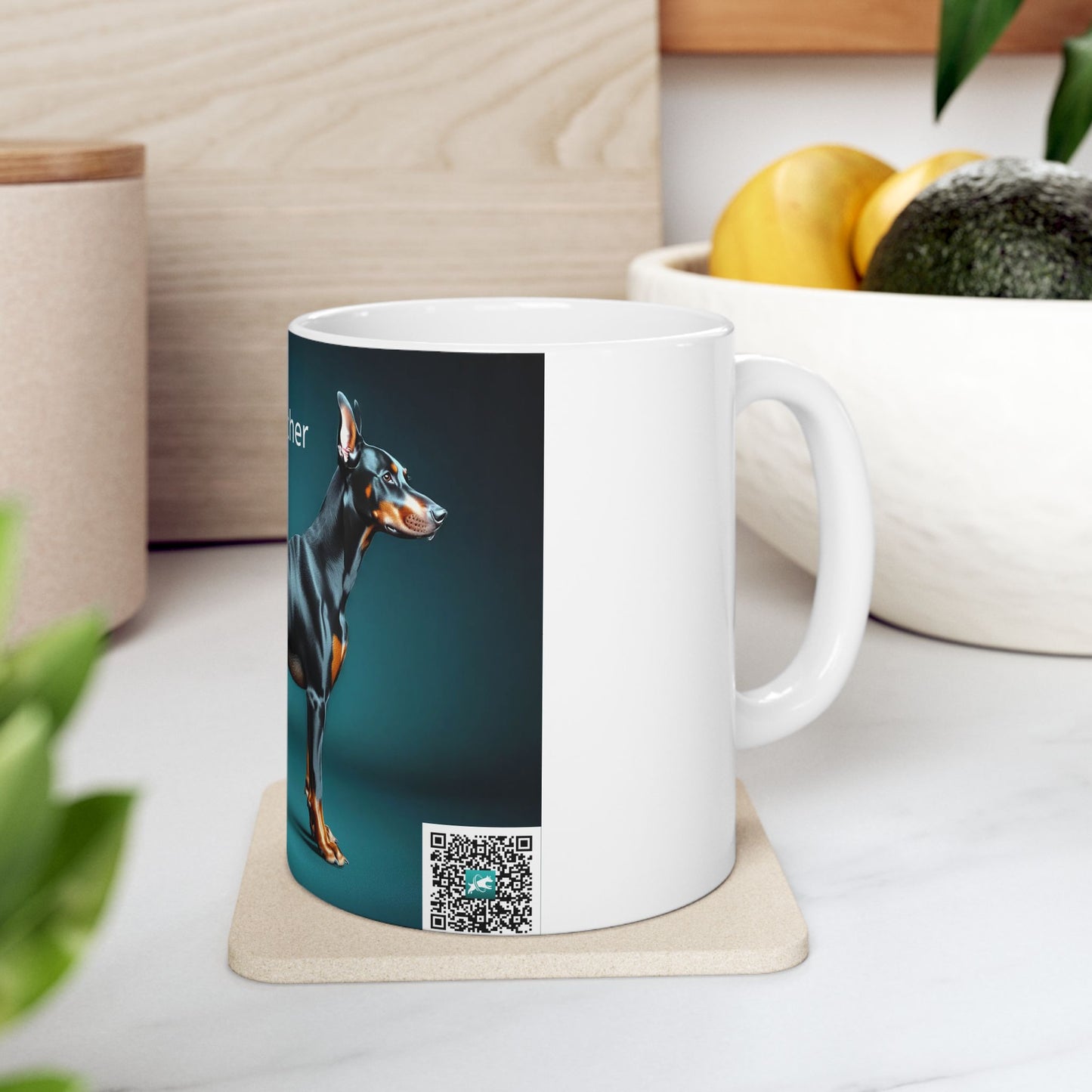 Doberman Pinscher Ceramic Mug – Dog Lover Gift (11oz & 15oz)