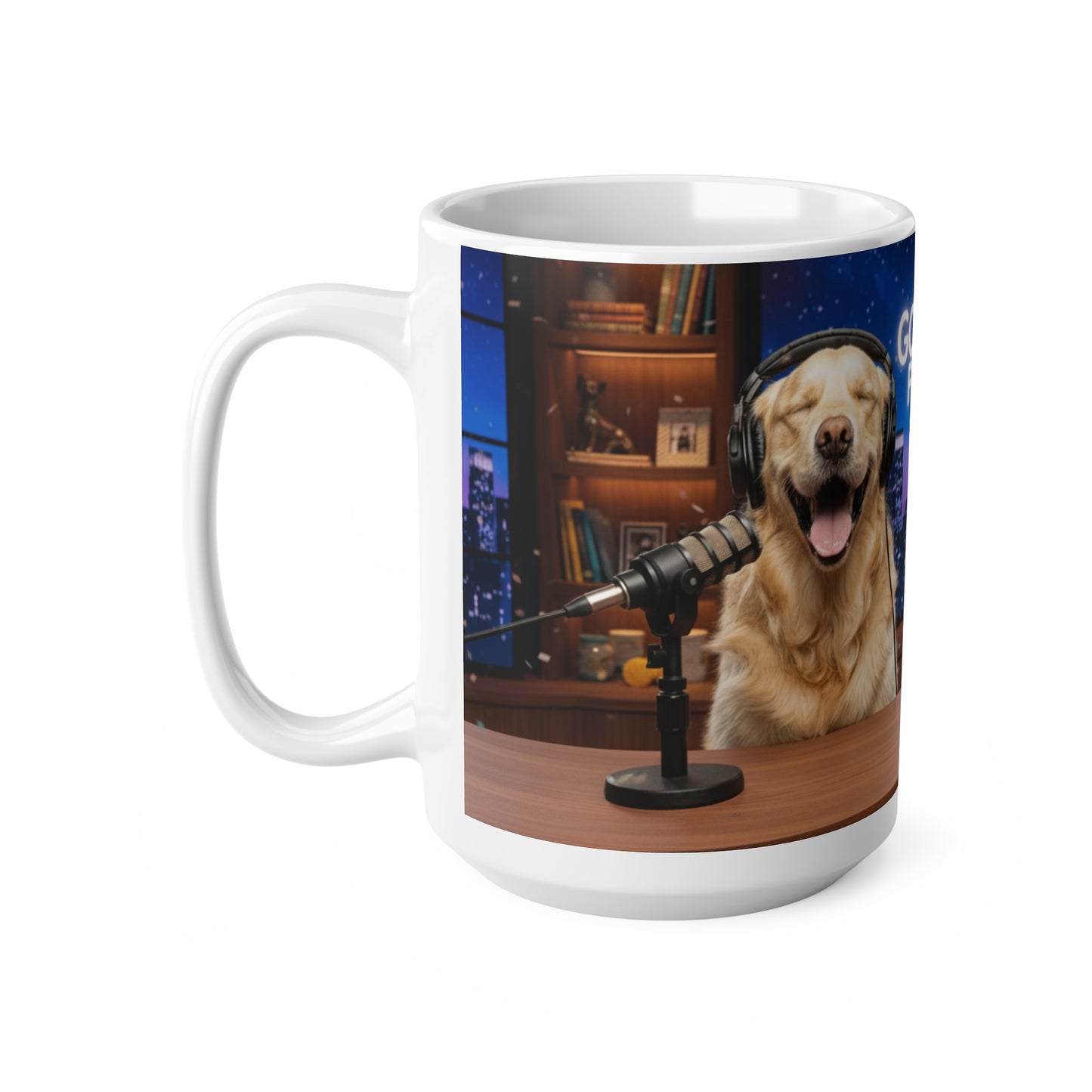 Goldie & Frenchie LOL Talk Show - Laugh Out Loud Studio Mug (11oz & 15 oz)- Ships from United Kingdom