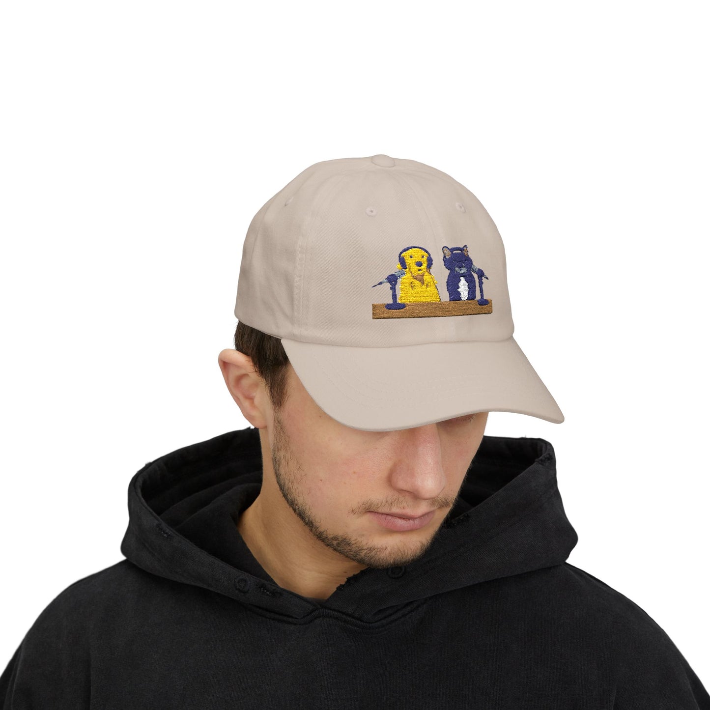 Goldie & Frenchie Embroidered Podcast Hat