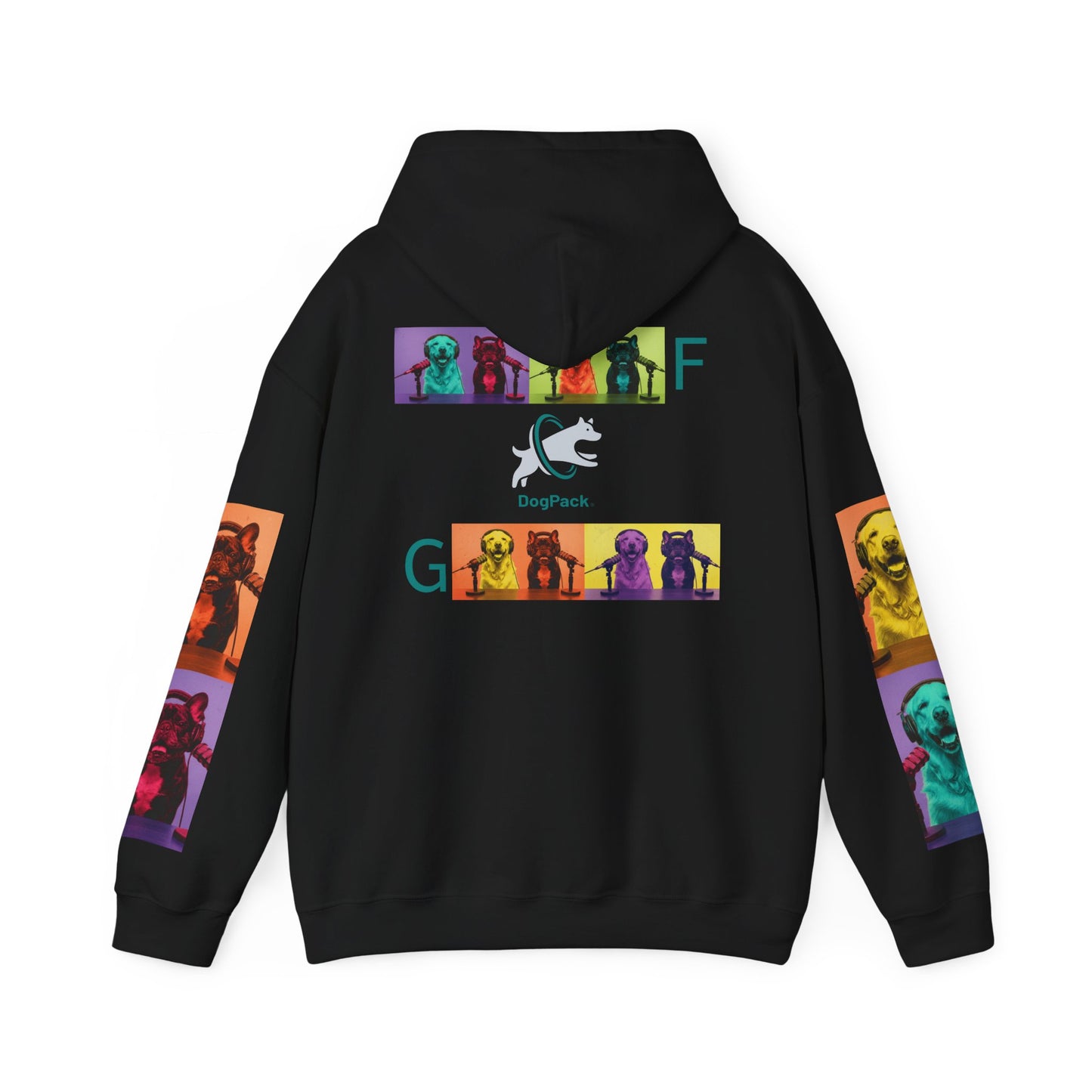 Goldie & Frenchie Cruisin' Hoodie — G&F "Windows down, music up" - Warhol inspired
