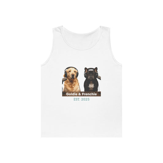 Goldie & Frenchie Front and Back Tank Top - Unisex