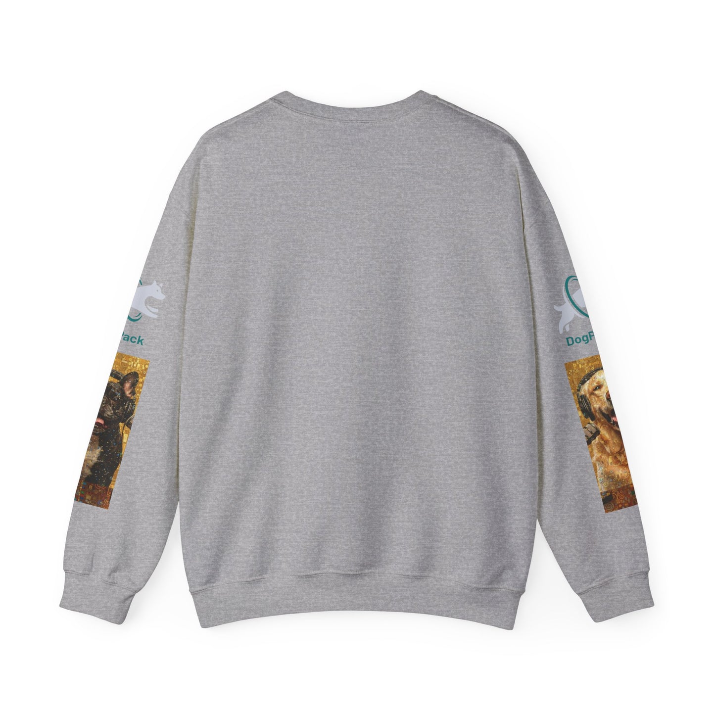 Goldie & Frenchie Chatting Crewneck with Klimt style G&F sleeves