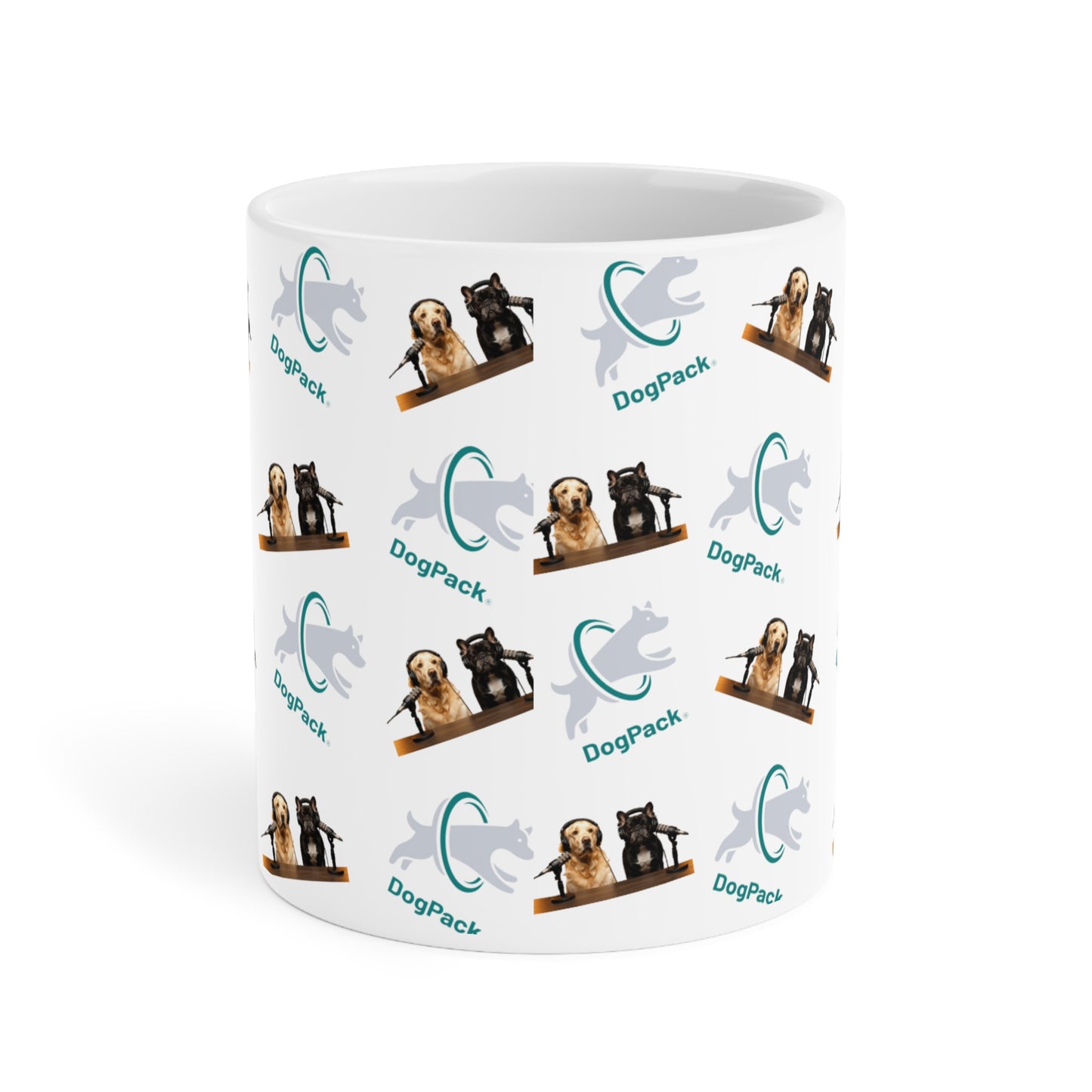 Goldie & Frenchie x DogPack Coffee Mug (11oz/15oz/20oz) - Made and Ships from Canada