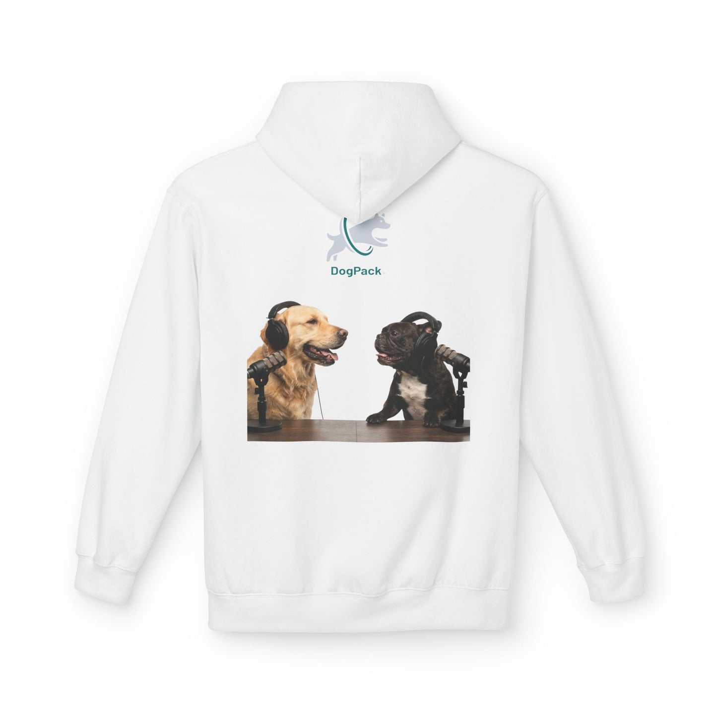 Custom Goldie & Frenchie with Your Dog! Soft Style Podcast Hoodie